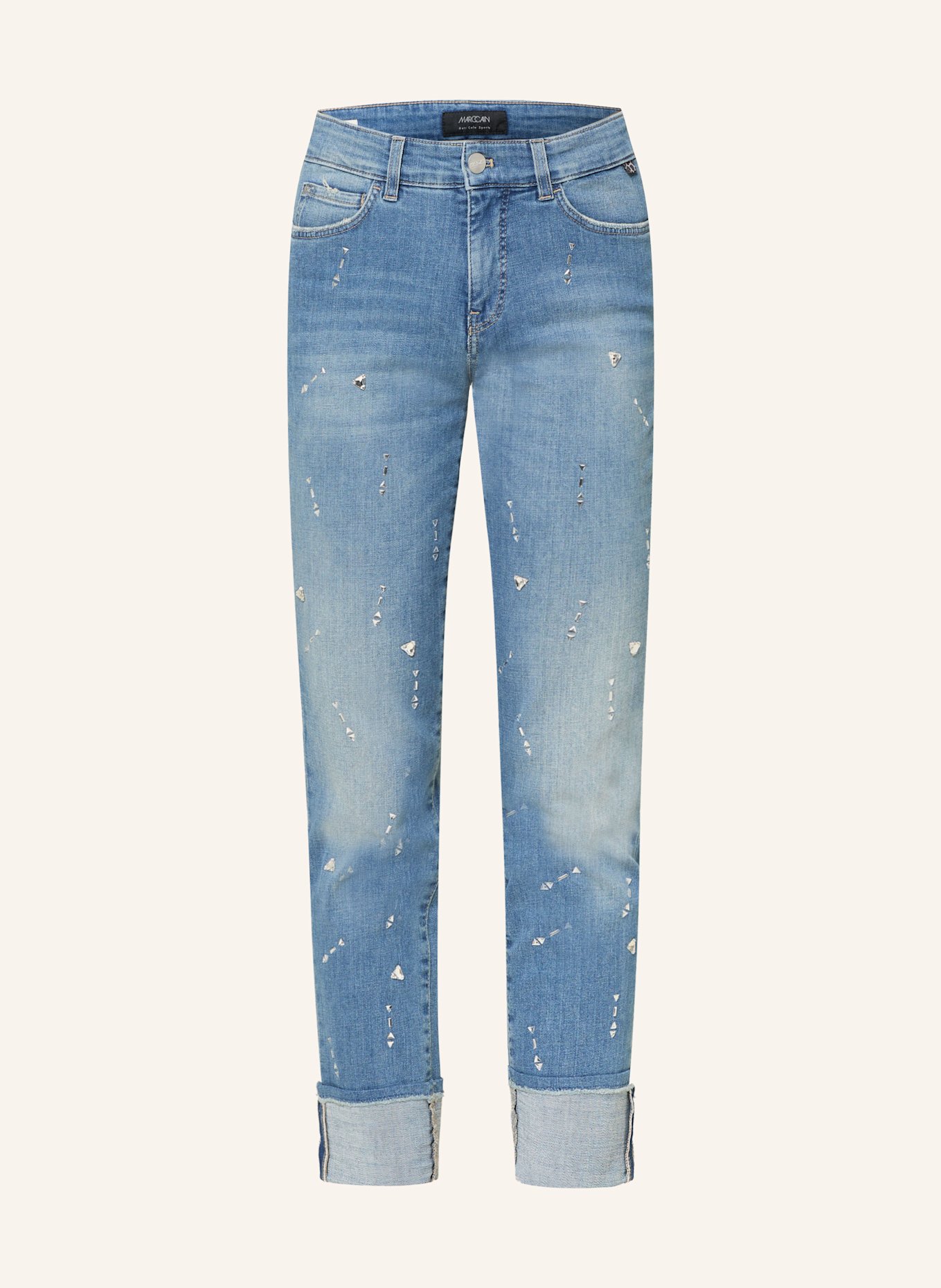 MARC CAIN Jeans SIKAR mit Schmucksteinen: 352 vintage blue