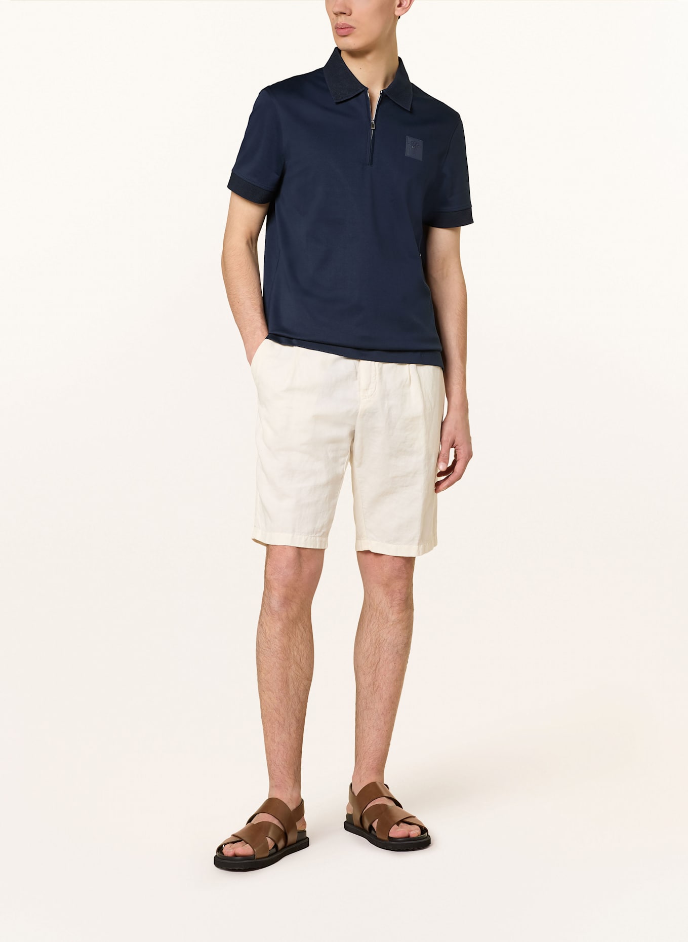 JOOP! Jersey-Poloshirt BRIZIO: DUNKELBLAU