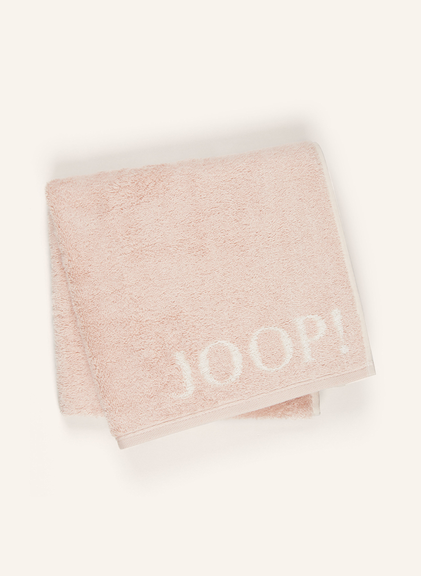 JOOP! Handtuch CLASSIC DOUBLEFACE: HELLROSA / ECRU