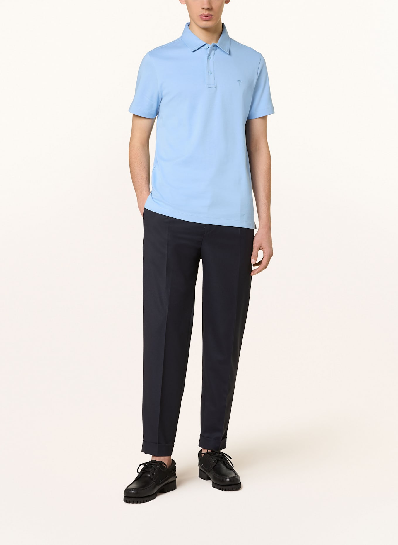 JOOP! Jersey-Poloshirt PRESTON: HELLBLAU