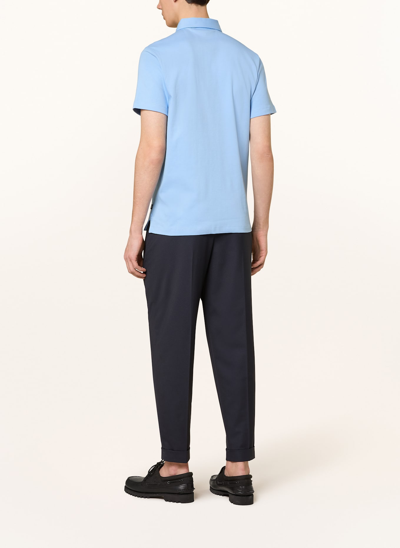 JOOP! Jersey-Poloshirt PRESTON: HELLBLAU