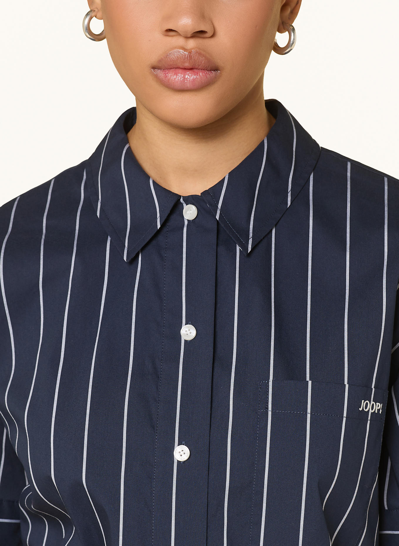 JOOP! Hemdbluse BEATRICE: DUNKELBLAU/ HELLBLAU