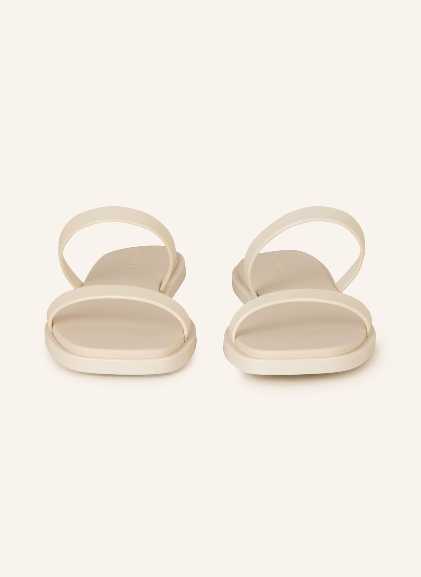 Calvin Klein Pantoletten: CREME