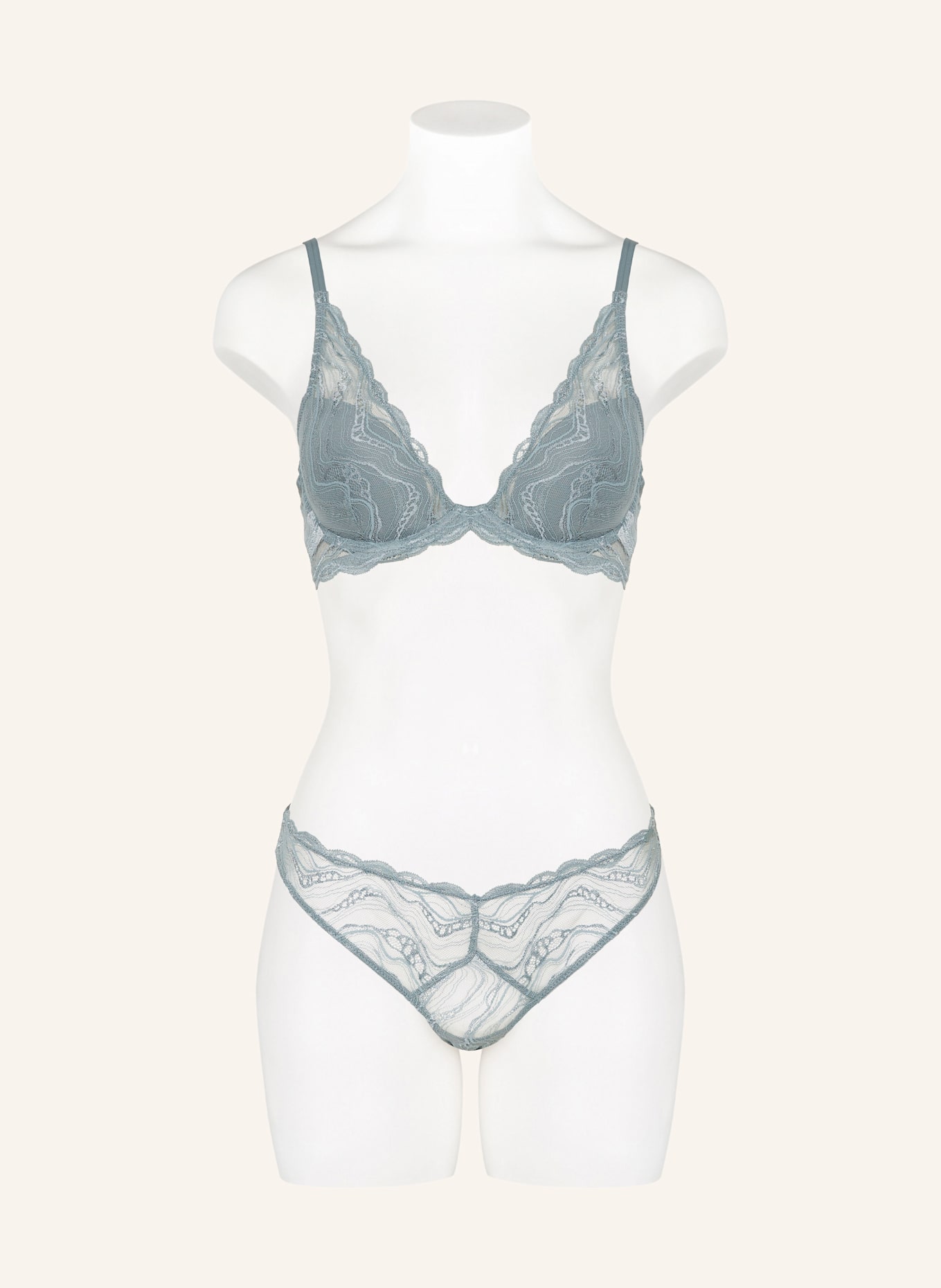 Calvin Klein Kalhotky SENSUAL STRETCH LACE: ČERNOŠEDÁ