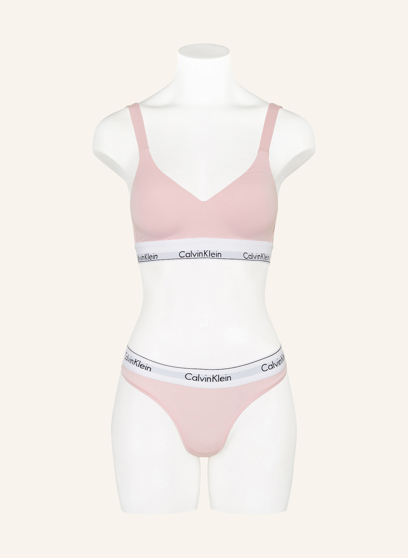 Calvin Klein String MODERN COTTON: ROSA