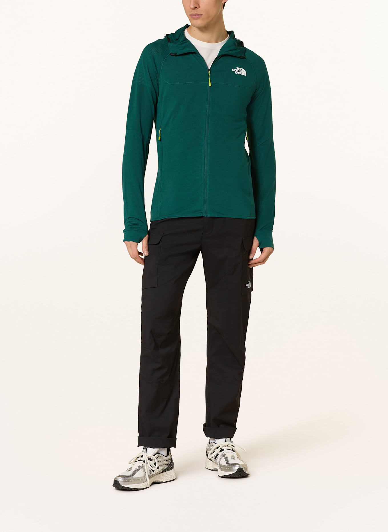 THE NORTH FACE Fleecejacke BOLT: DUNKELGRÜN