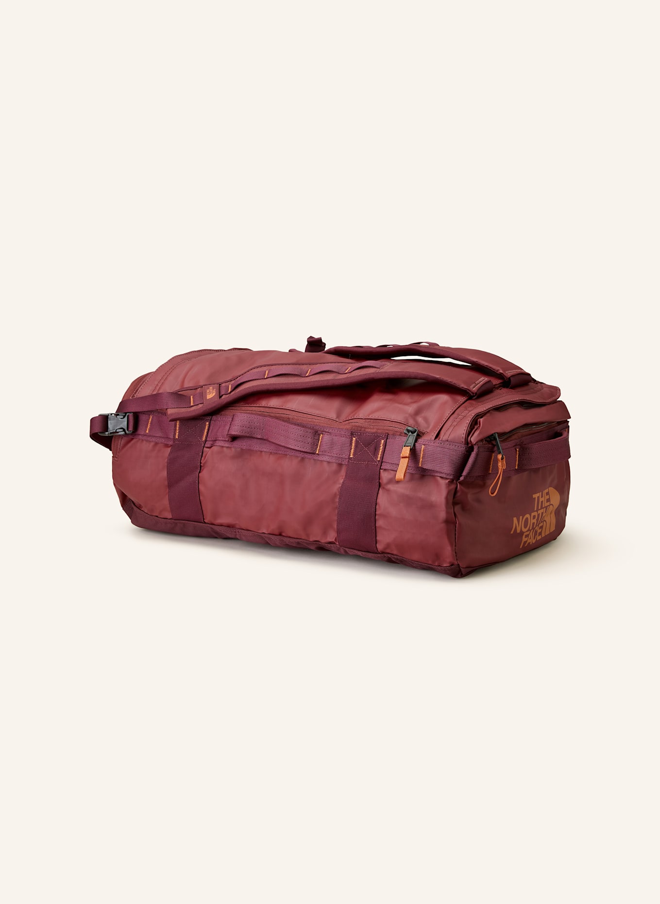 THE NORTH FACE Reisetasche BASE CAMP VOYAGER DUFFEL 32 l mit Laptopfach: DUNKELROT