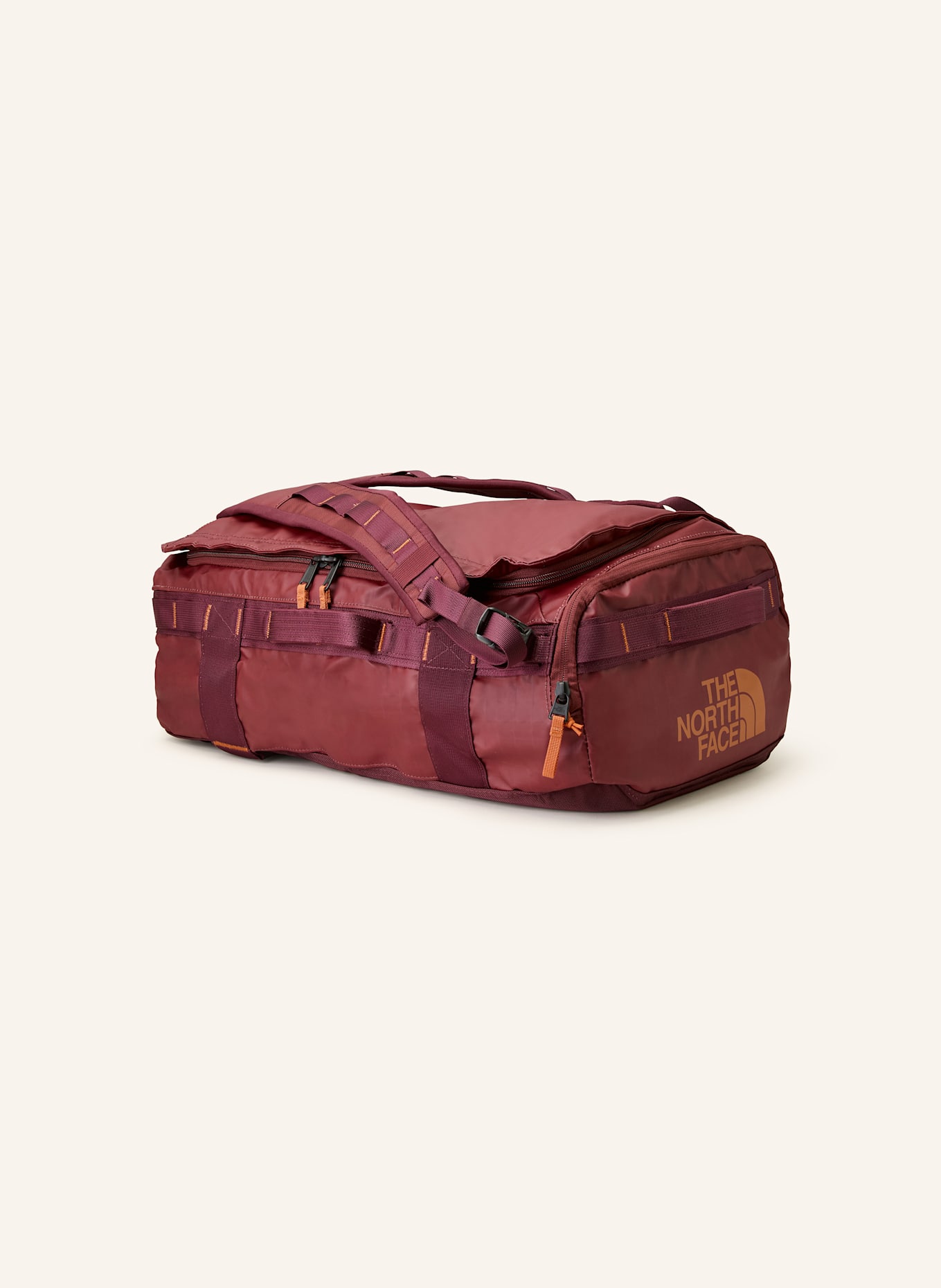 THE NORTH FACE Reisetasche BASE CAMP VOYAGER DUFFEL 32 l mit Laptopfach: DUNKELROT