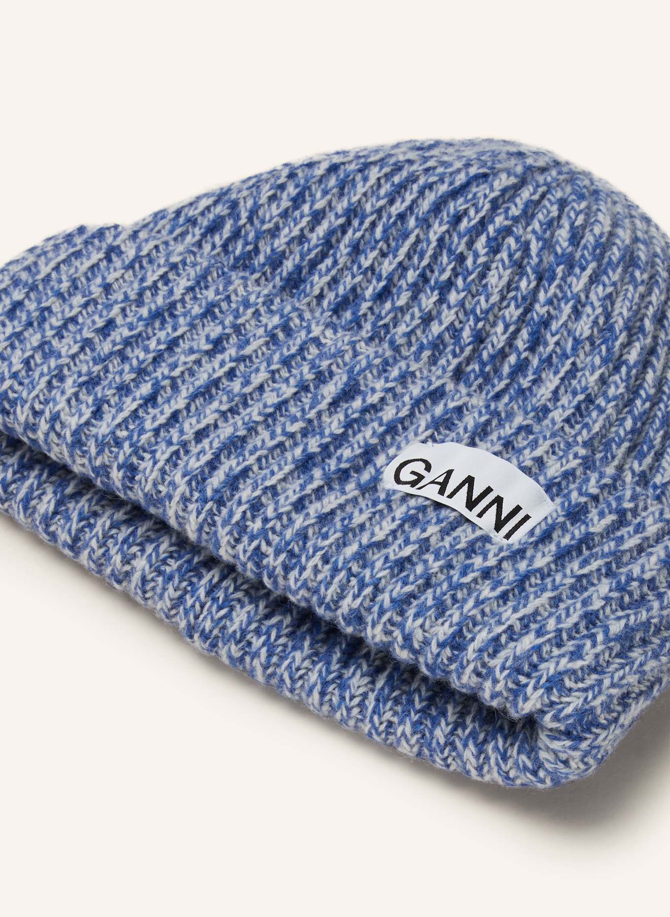 GANNI Mütze , Farbe: BLAU/ WEISS (Bild 2)