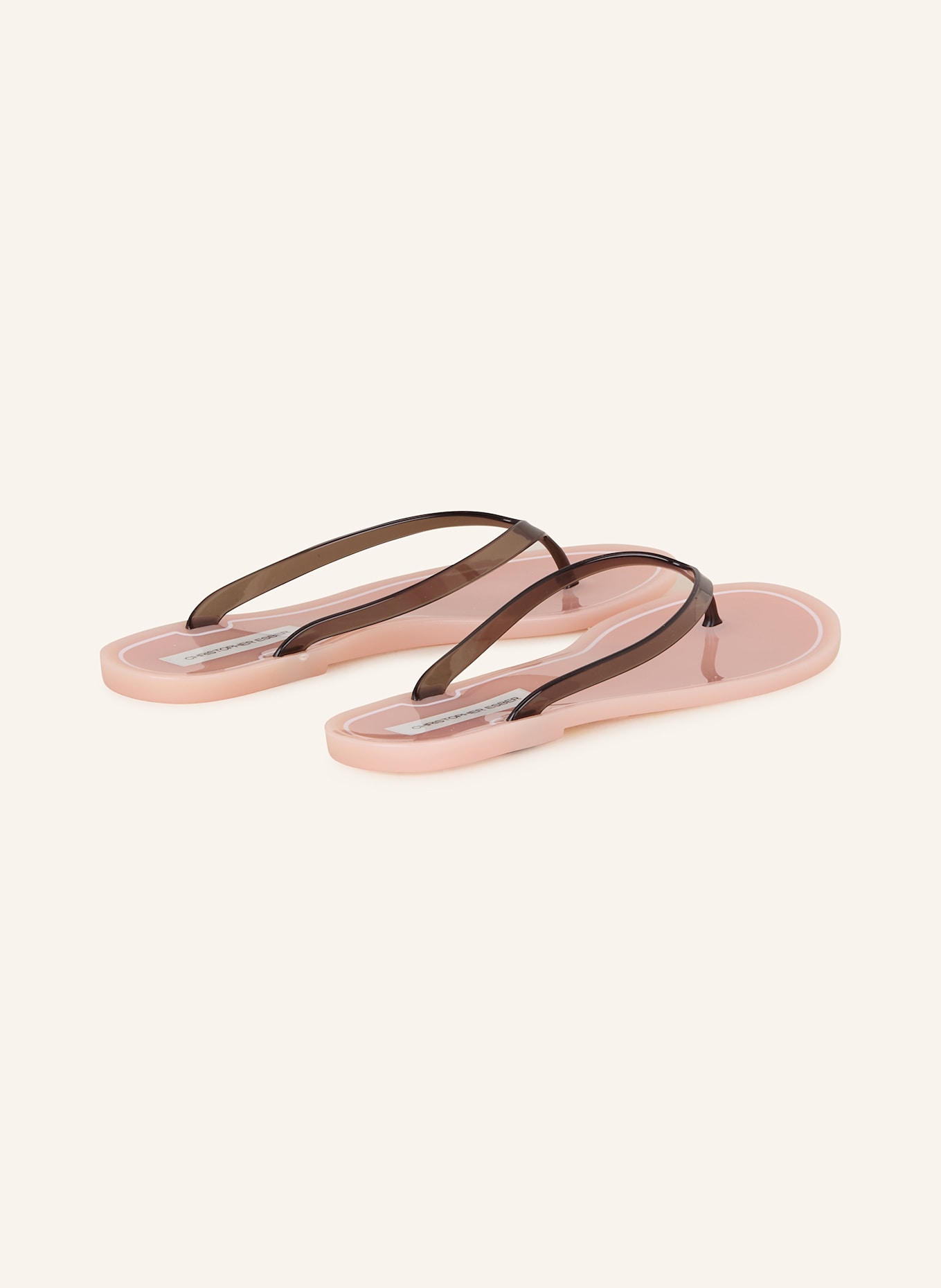 CHRISTOPHER ESBER Zehentrenner JO: ROSÉ / SCHWARZ