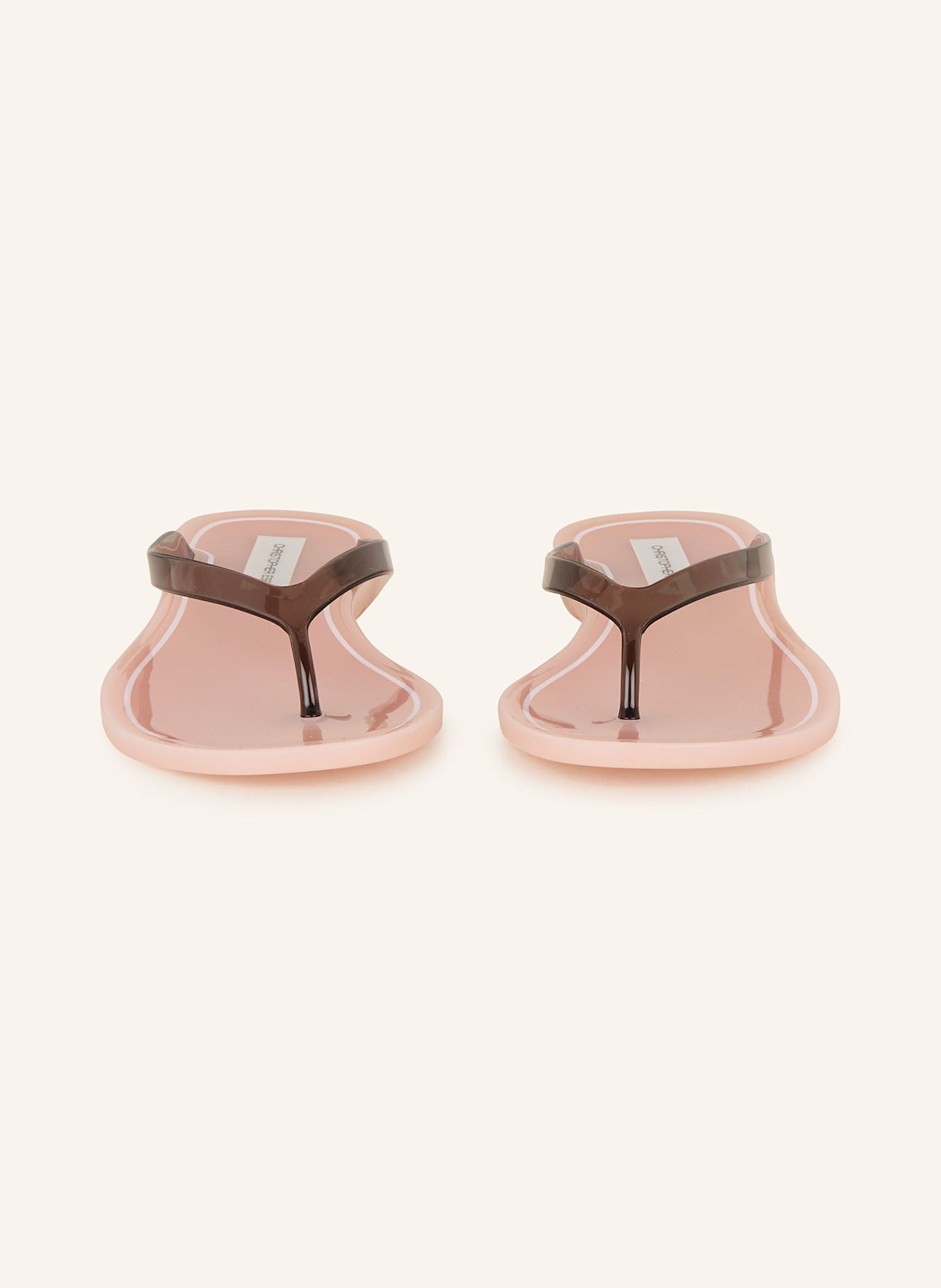 CHRISTOPHER ESBER Zehentrenner JO: ROSÉ / SCHWARZ