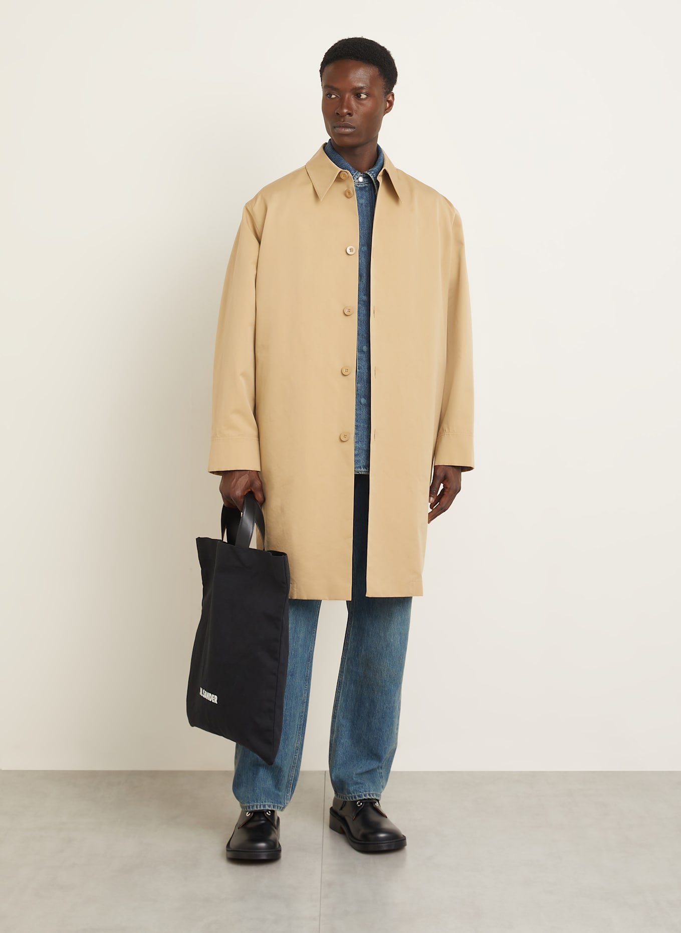 JIL SANDER Mantel: CAMEL