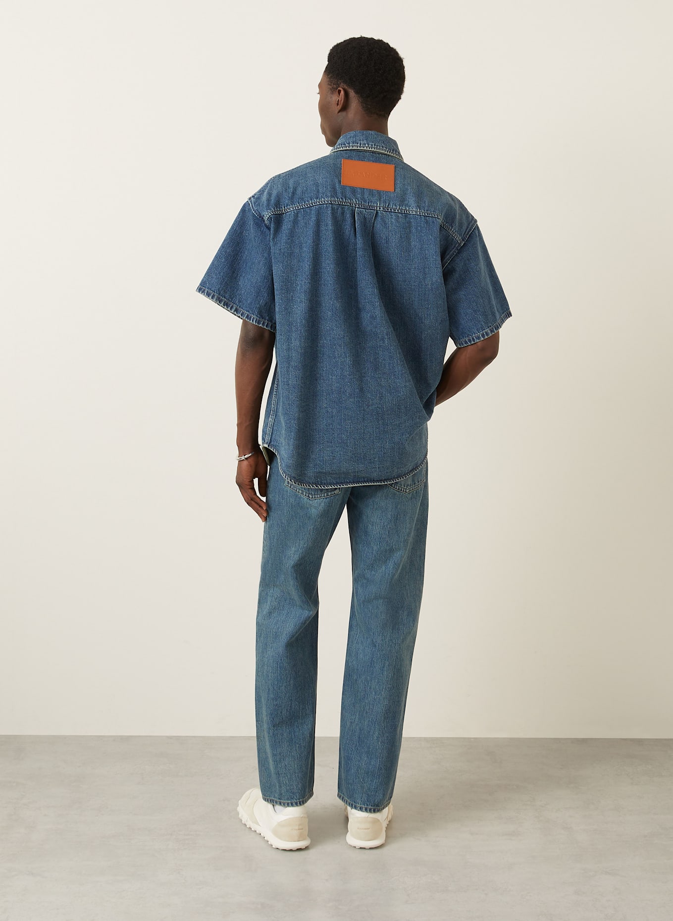 JIL SANDER Jeans-Overjacket: BLAU