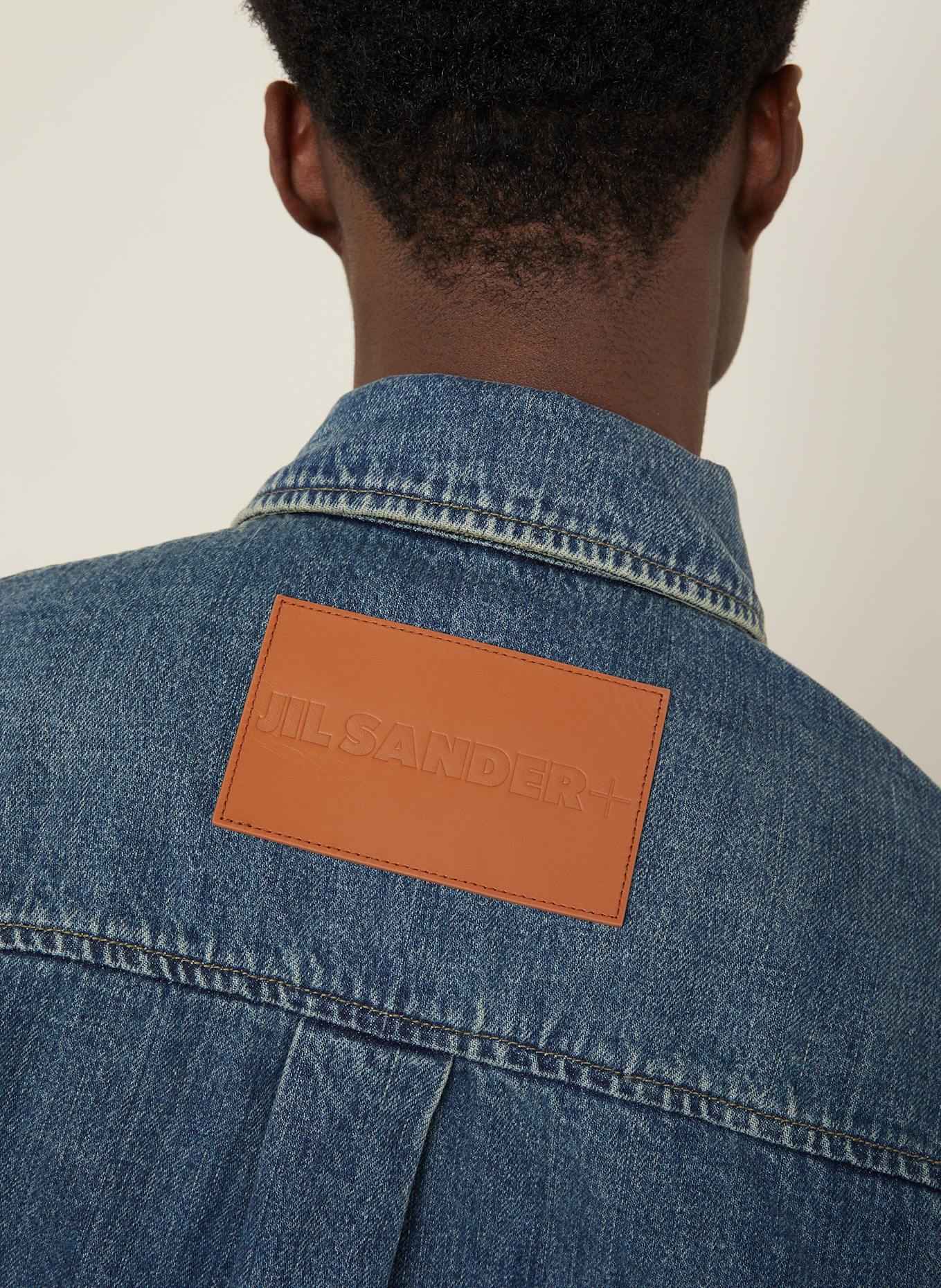 JIL SANDER Jeans-Overjacket: BLAU