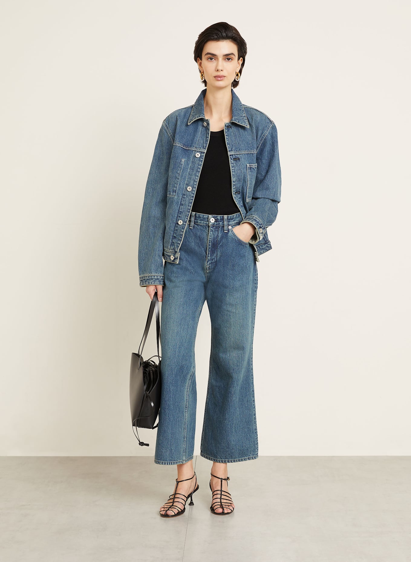 JIL SANDER 7/8-Jeans: 420 NAVY BLUE