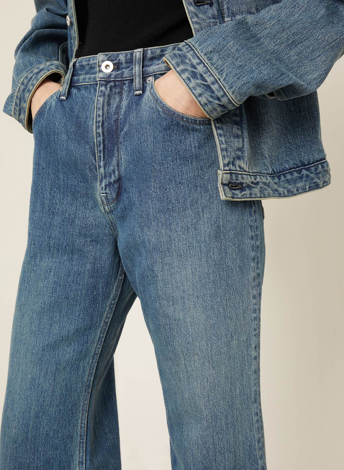 JIL SANDER 7/8-Jeans: 420 NAVY BLUE