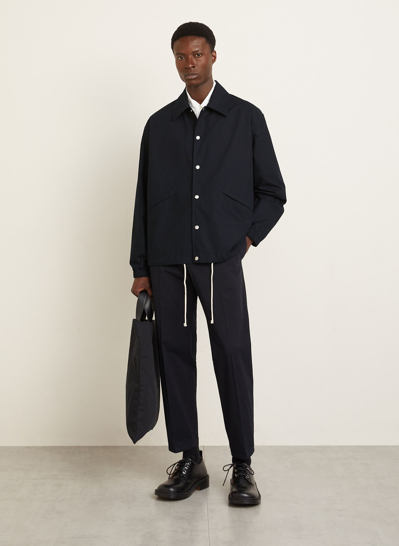 JIL SANDER Jacke: DUNKELBLAU