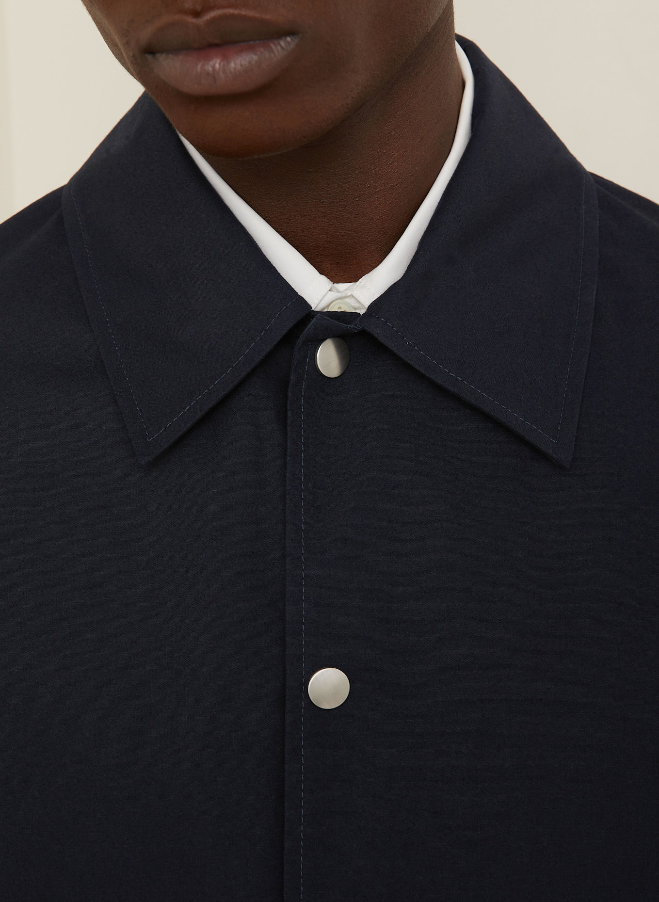 JIL SANDER Jacke: DUNKELBLAU
