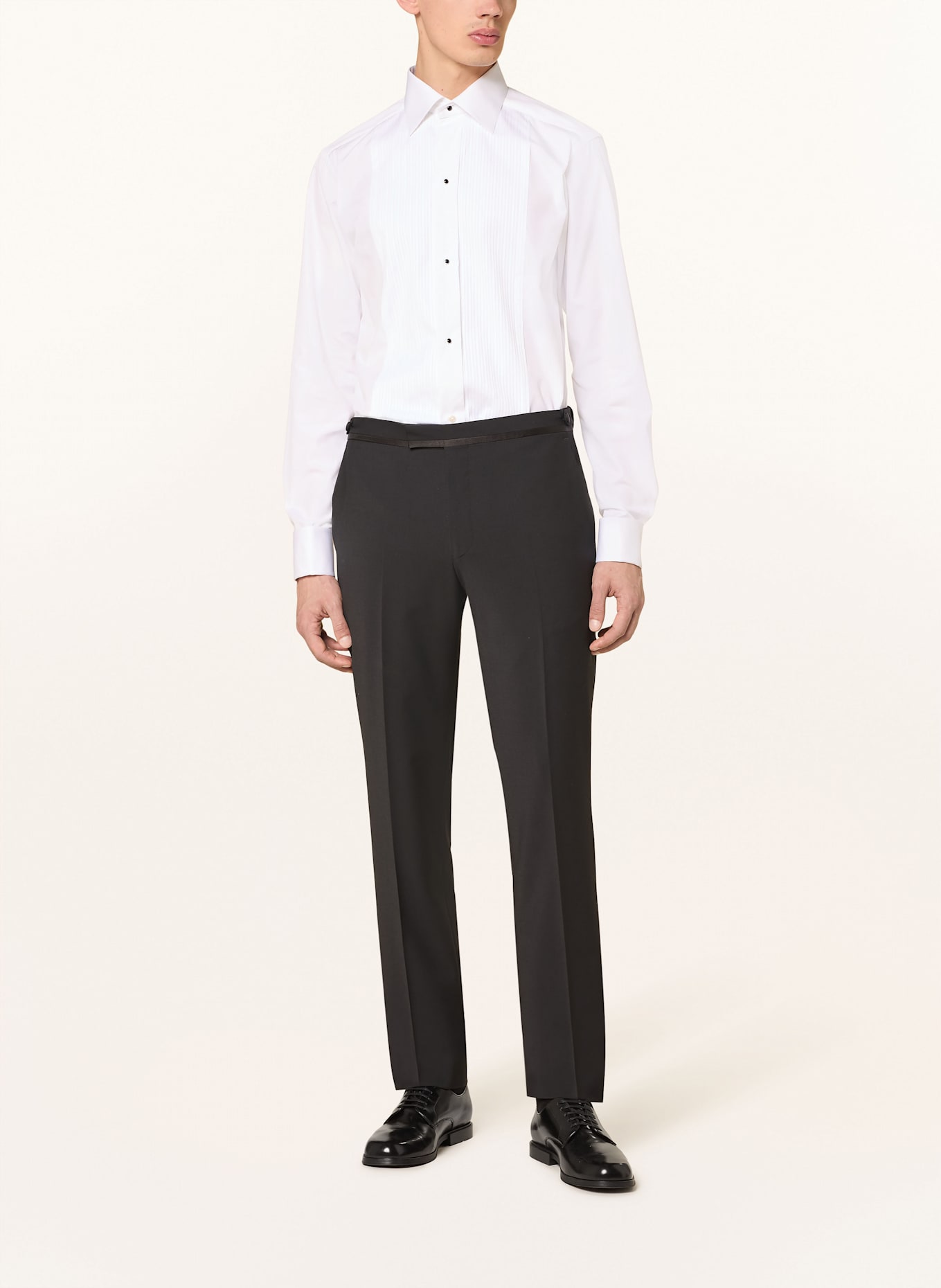 ETON Smoking-Hemd EVE Slim Fit mit Umschlagmanschette: WEISS