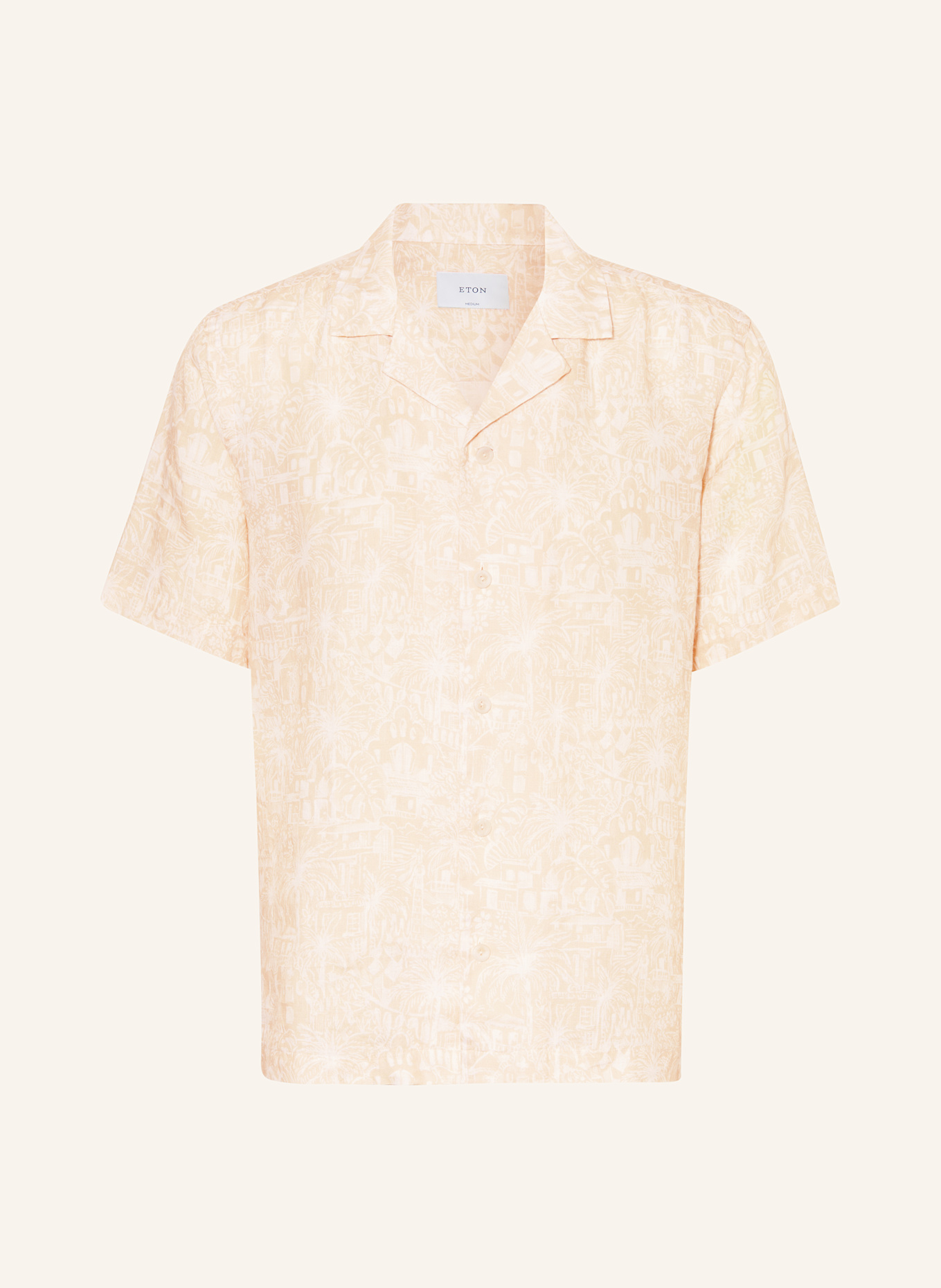 ETON Resorthemd Medium Fit aus Leinen: ECRU