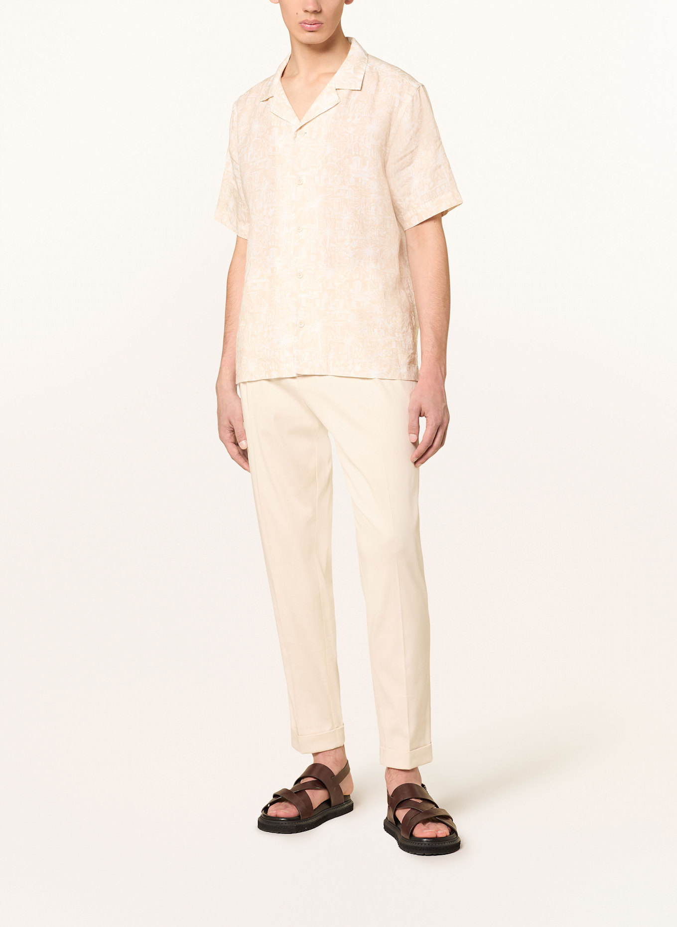 ETON Resorthemd Medium Fit aus Leinen: ECRU