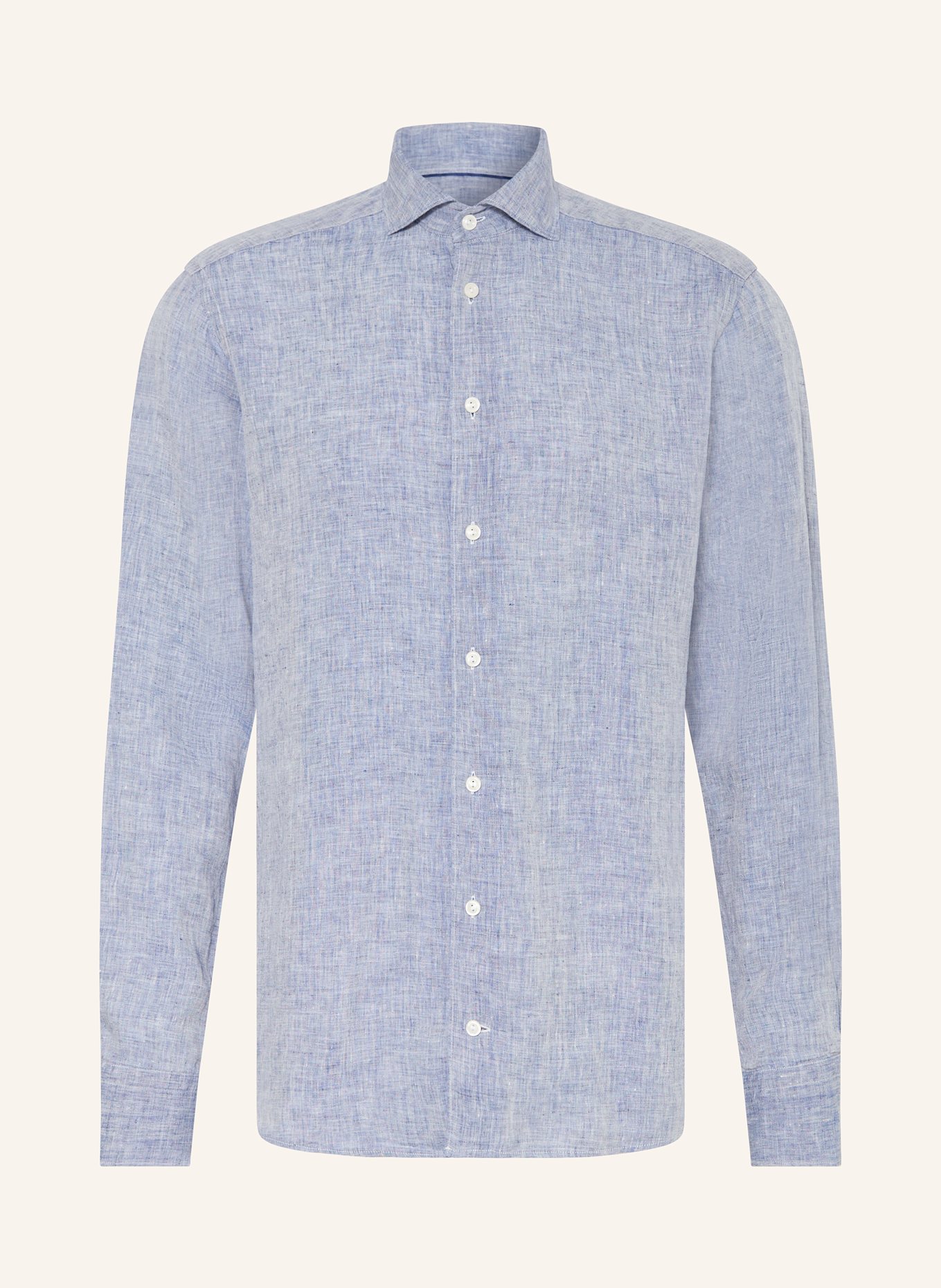 ETON Leinenhemd Contemporary Fit: BLAU
