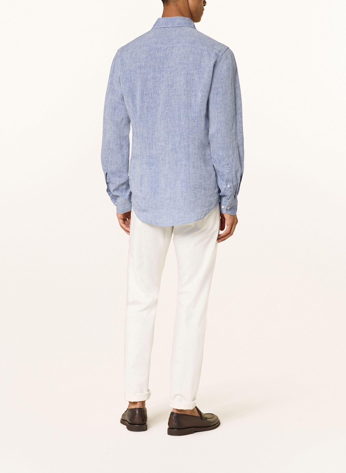 ETON Leinenhemd Contemporary Fit: BLAU