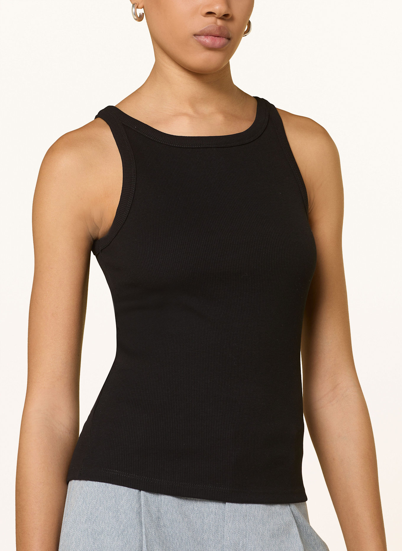 GESTUZ Top DREWGZ: SCHWARZ