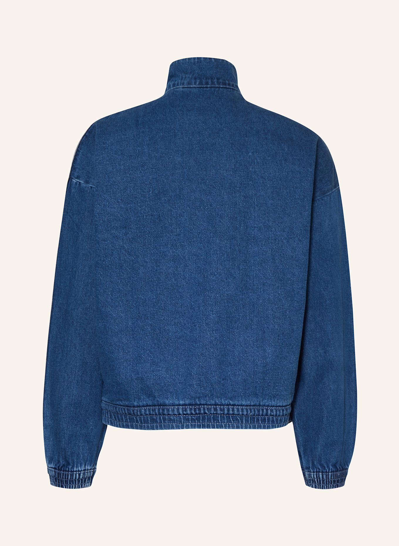 adidas Originals Jeansowy sweter typu troyer: NIEBIESKI