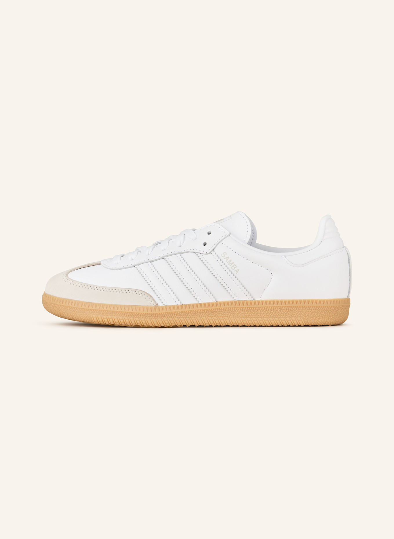 adidas Originals Sneaker SAMBA OG: WIT / TAUPE