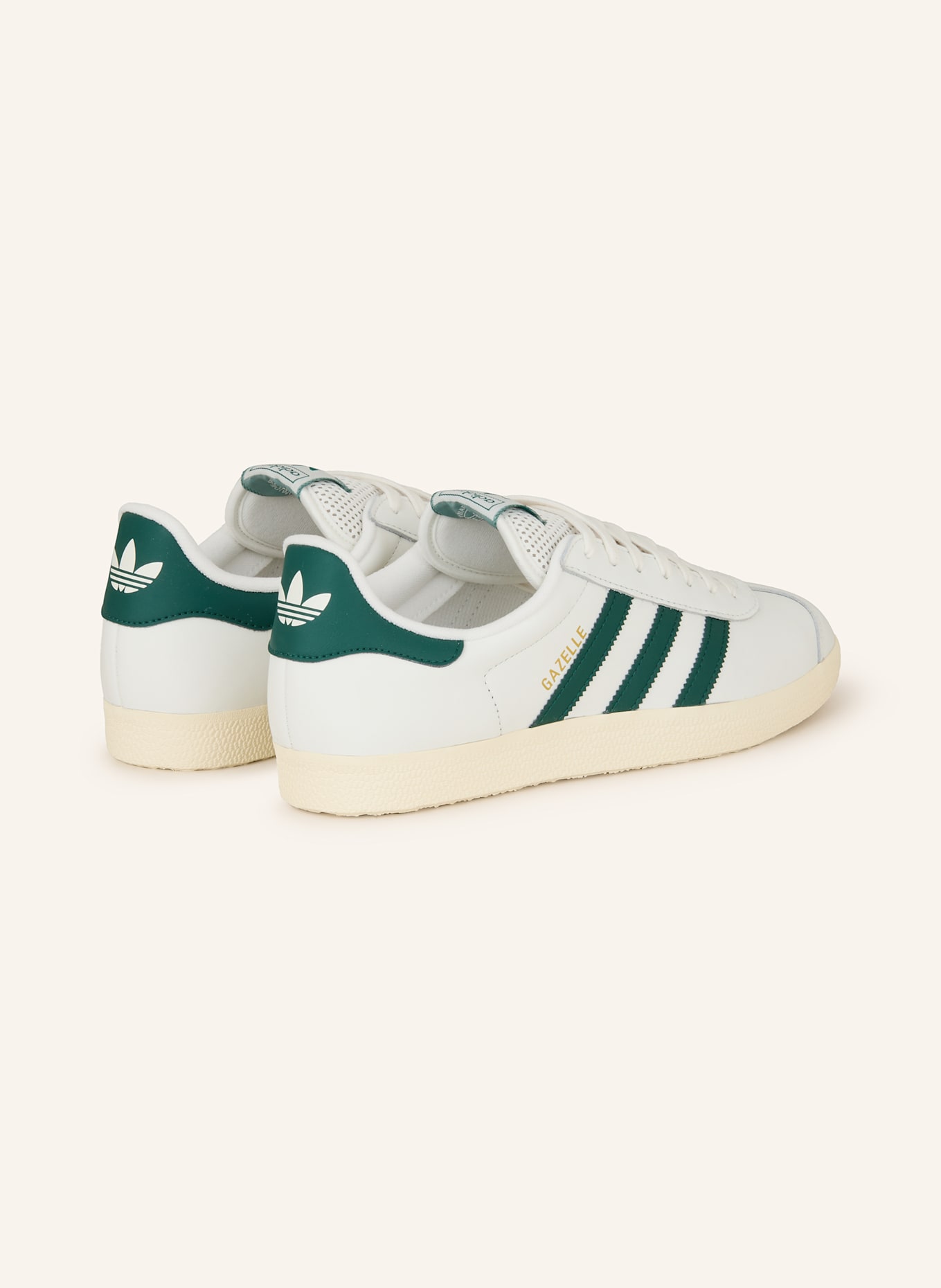 adidas Originals Sneaker GAZELLE: ECRU/ WEISS/ GRÜN