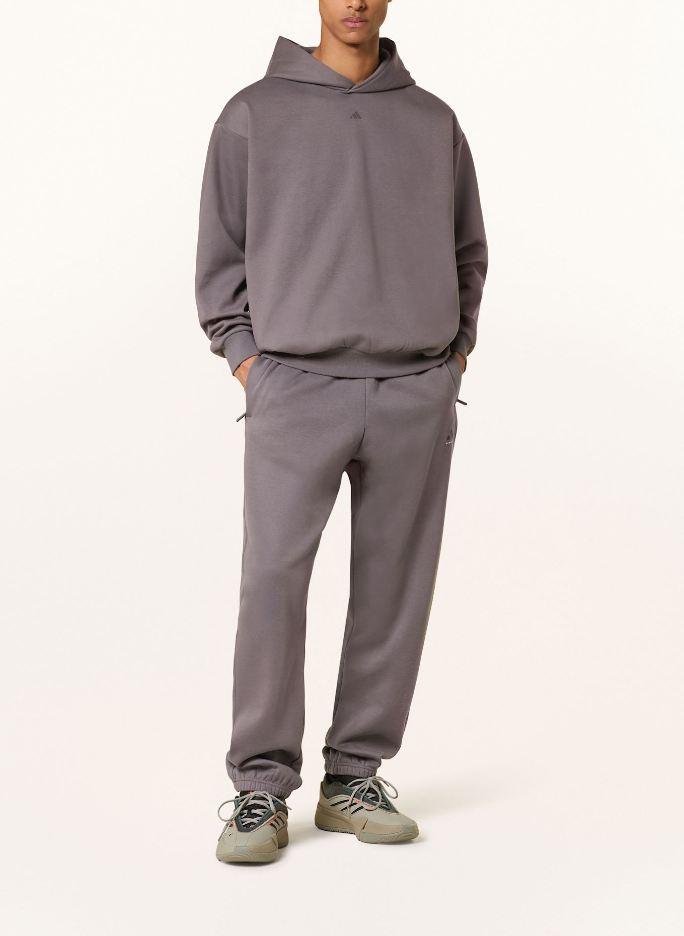 adidas ecuador Originals BASKETBALL FLEECE hoodie: TAUPE