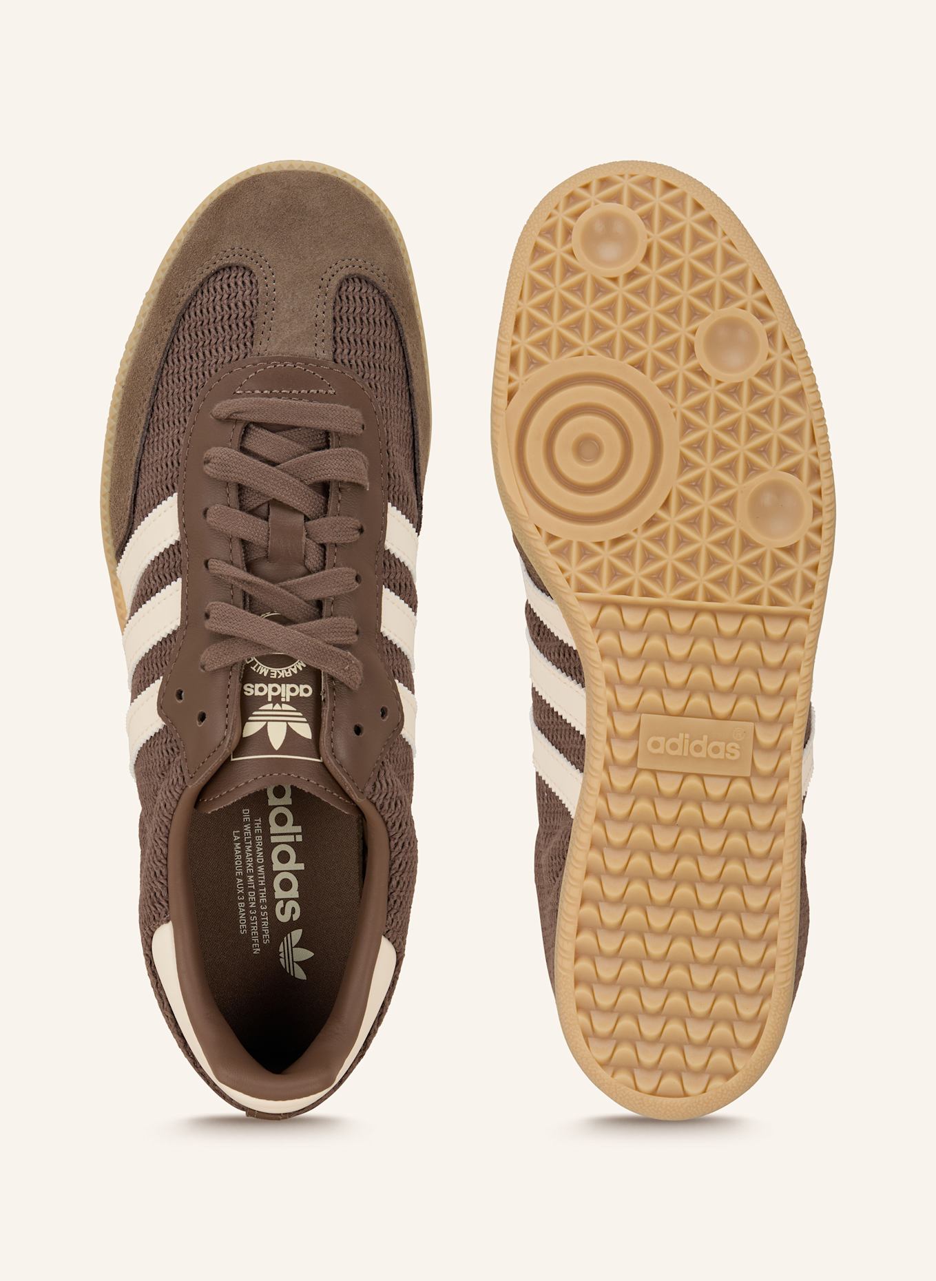 adidas Originals Sneaker SAMBA OG: BRAUN/ ECRU