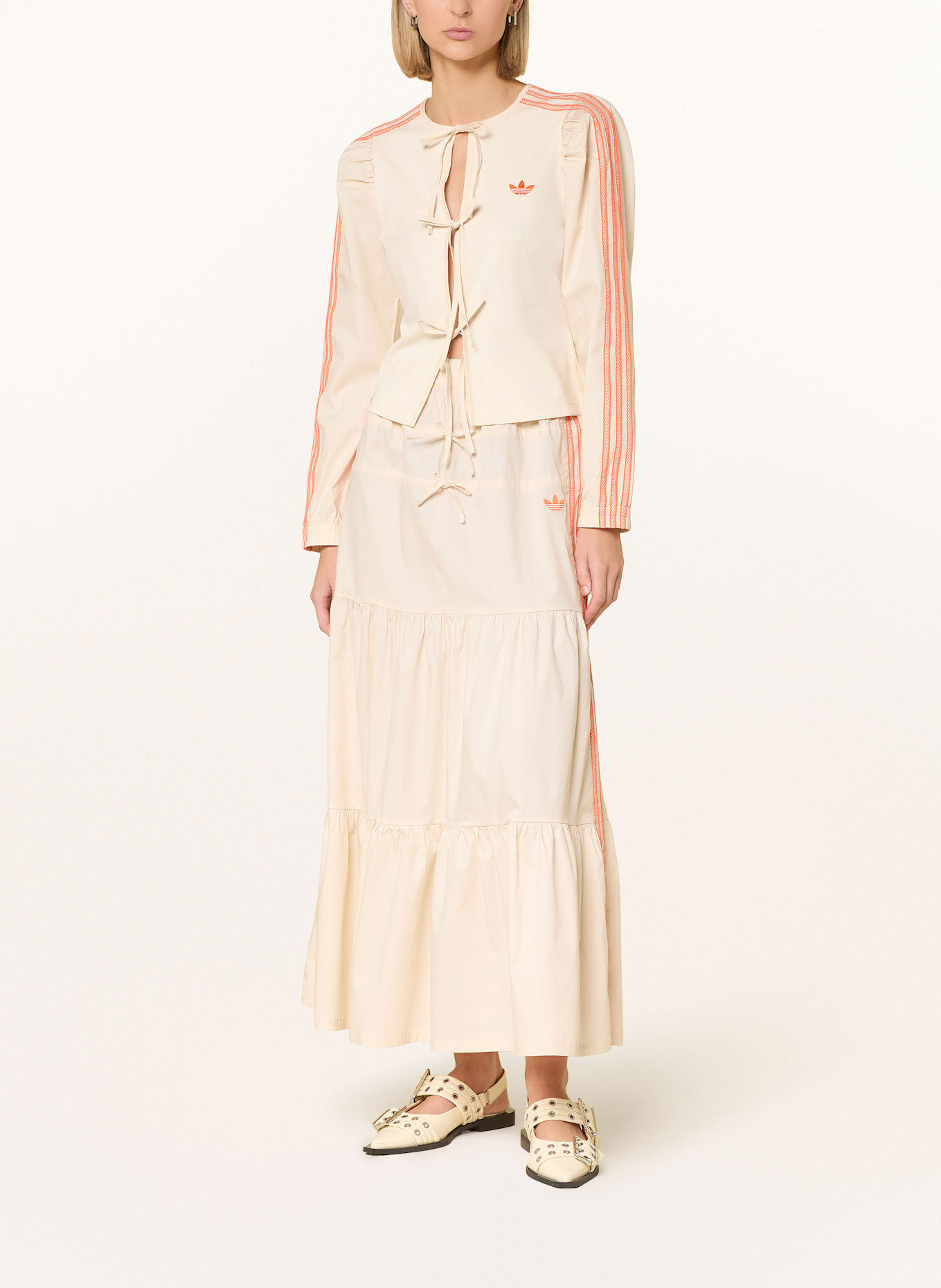 adidas Originals Skirt SUMMER GLOW in ecru/ orange