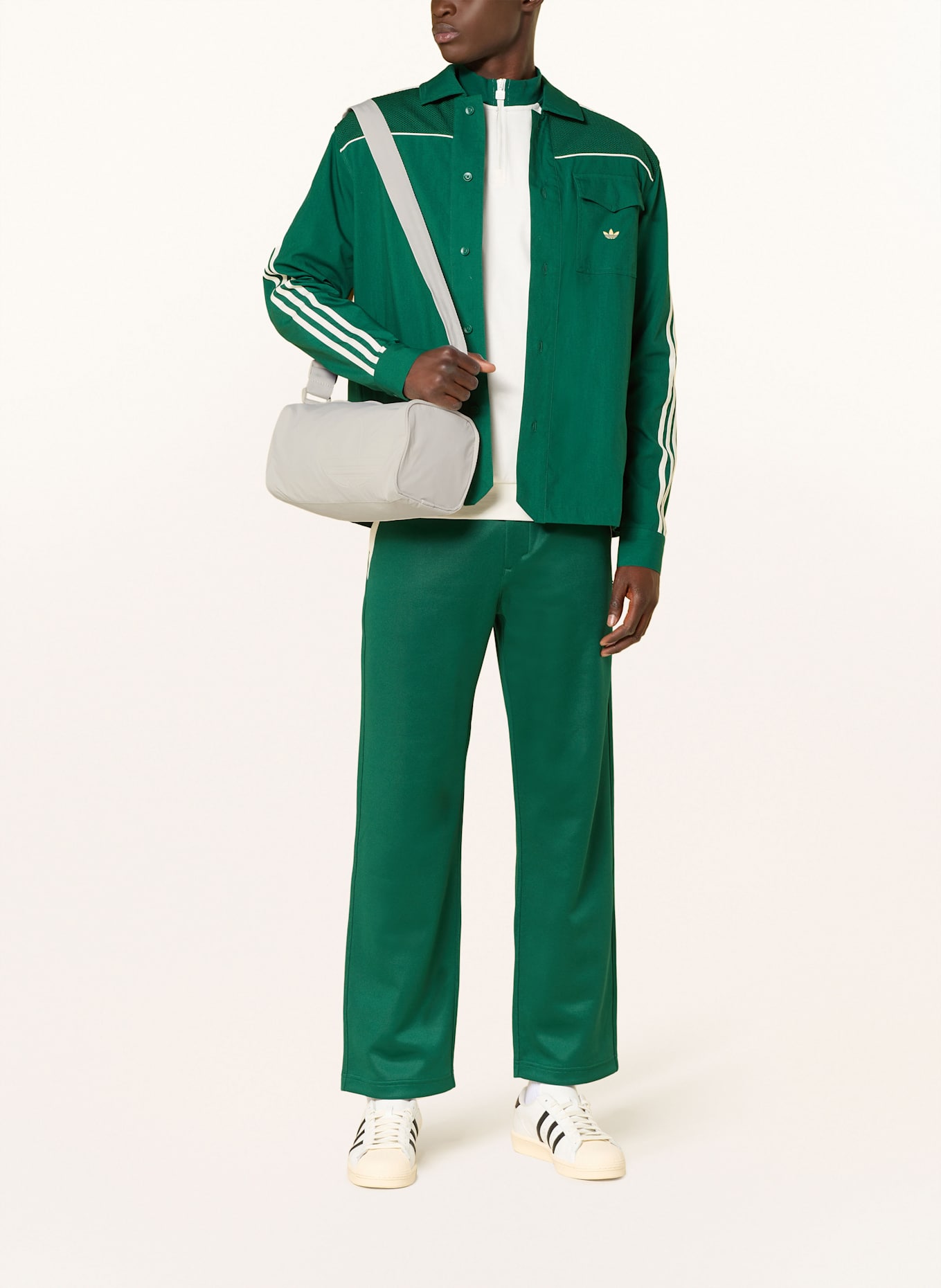 adidas Originals adidas running camp north carolina boys DUFFLE BAG MINI: ECRU