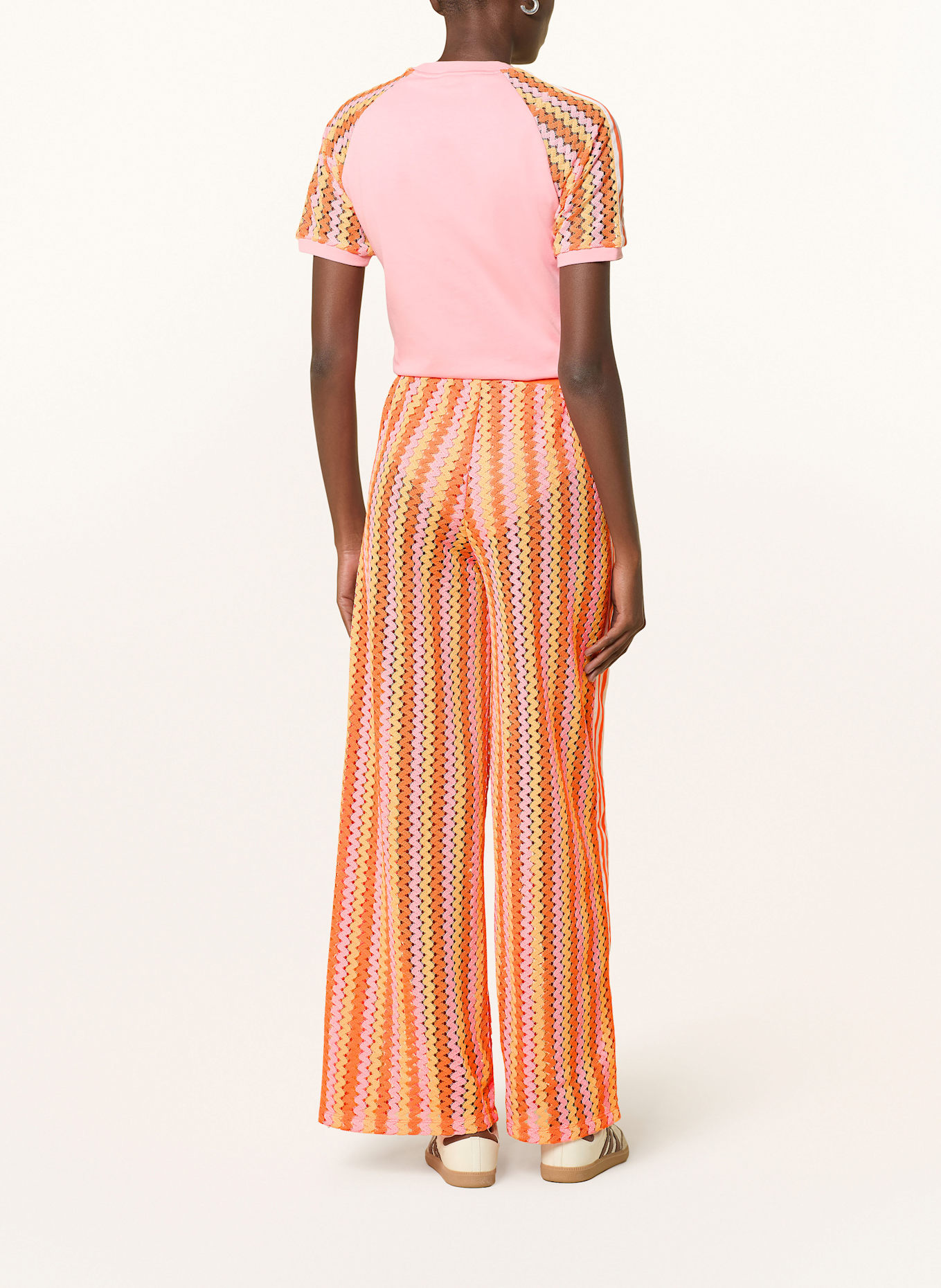 adidas Originals Häkelhose SUMMER GLOW FIREBIRD: PINK/ NEONORANGE