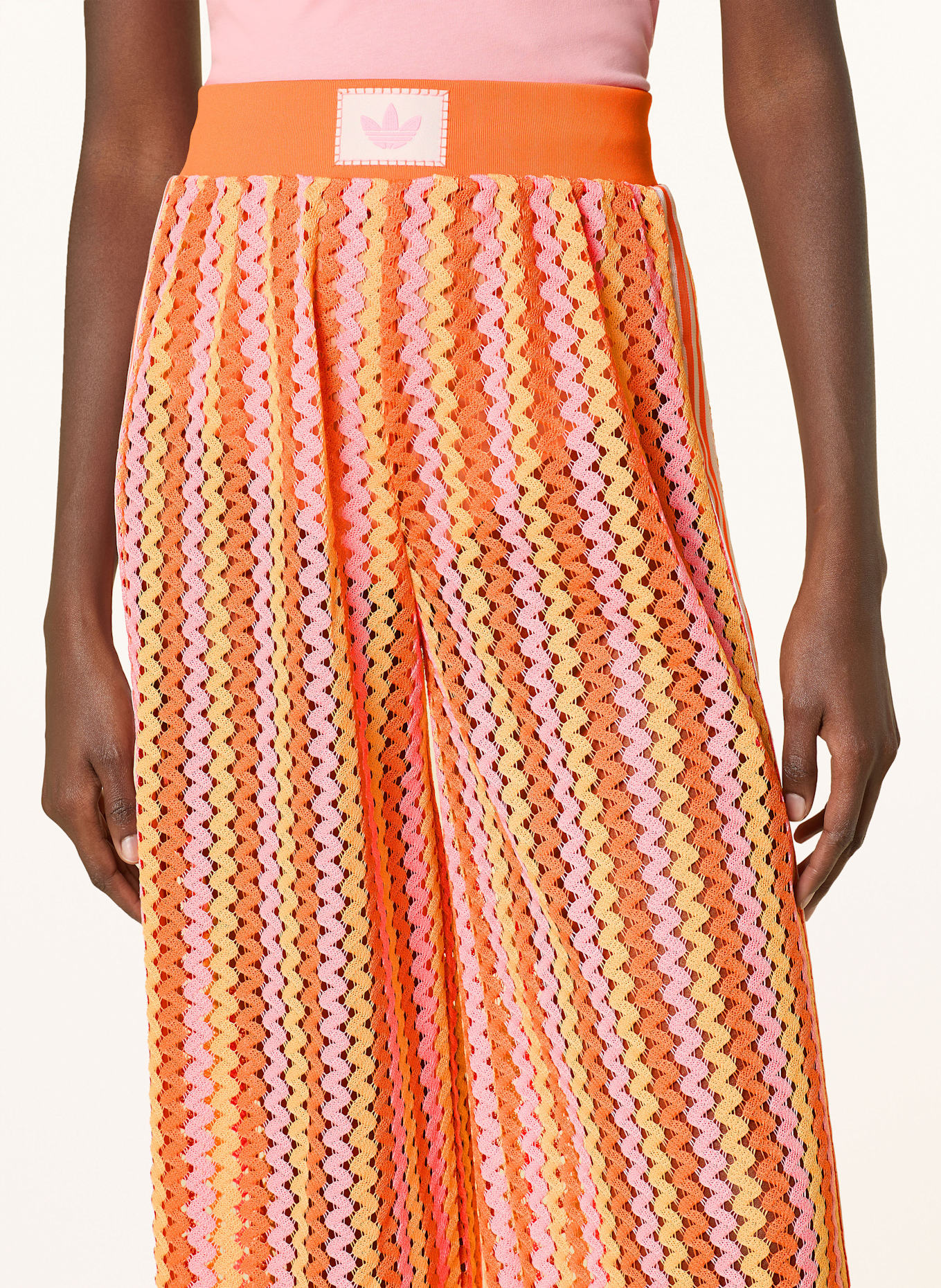 adidas Originals Häkelhose SUMMER GLOW FIREBIRD: PINK/ NEONORANGE