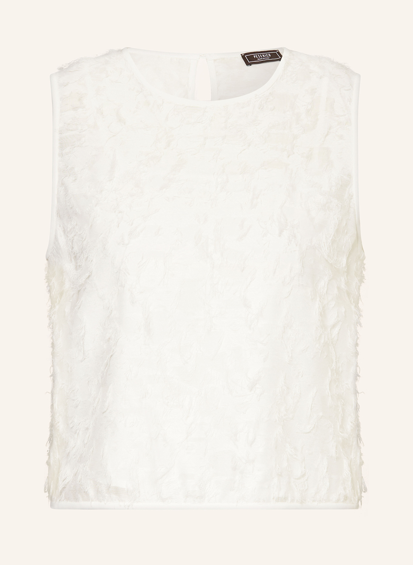 PESERICO Blouse top: WHITE
