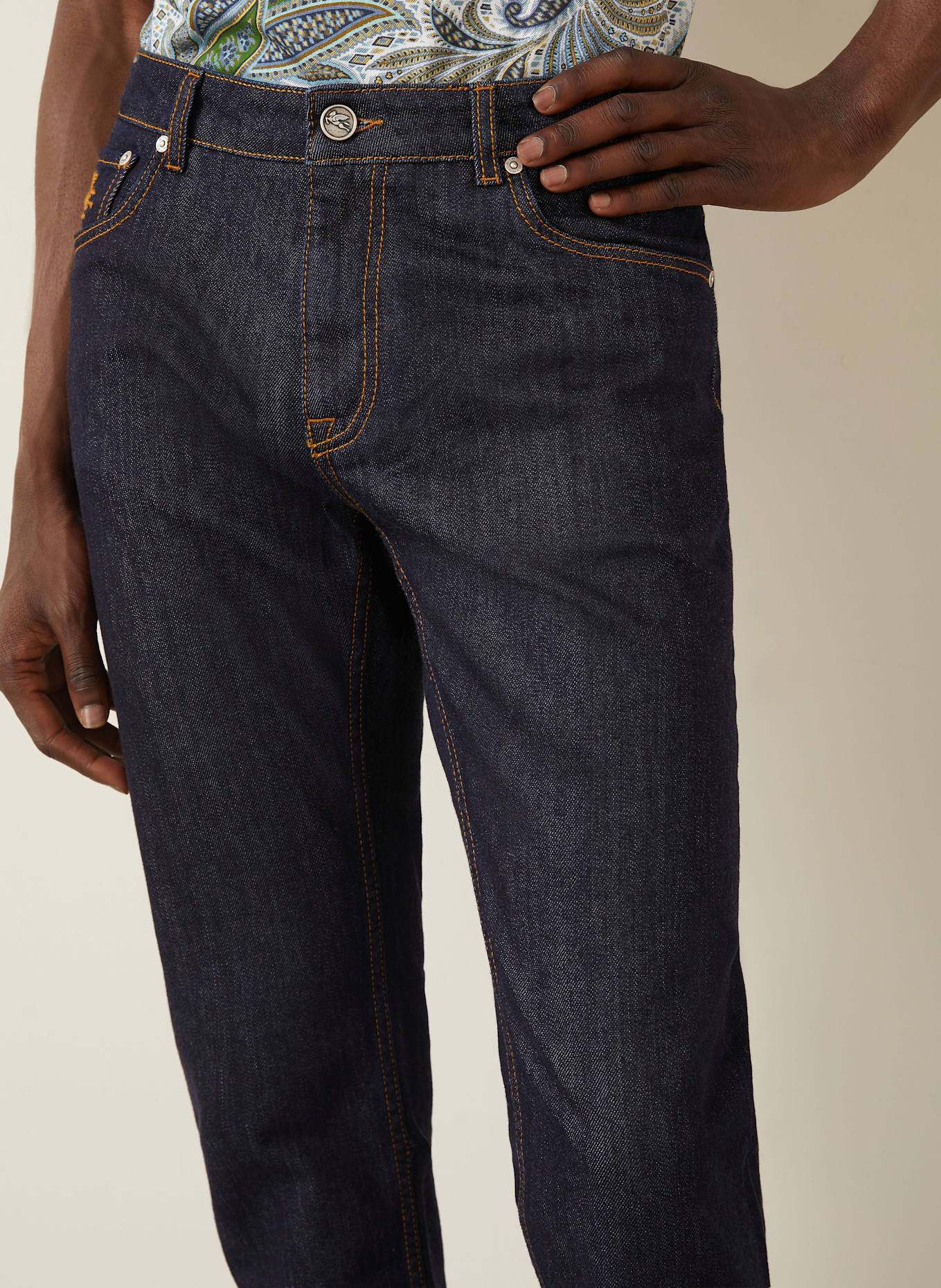 ETRO Jeansy regular fit: S9090 DARK BLUE