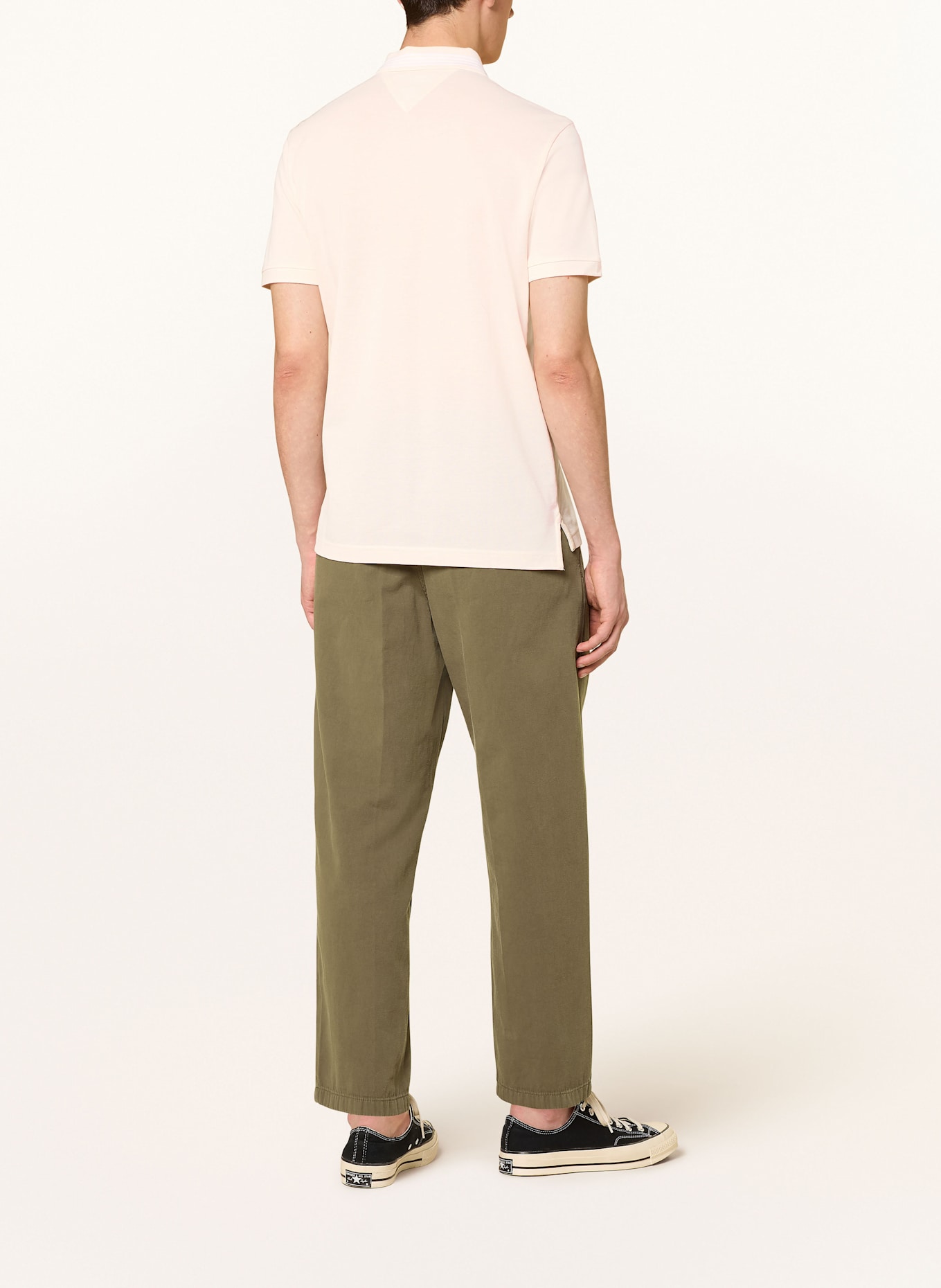 TOMMY HILFIGER Piqué-Poloshirt: ECRU