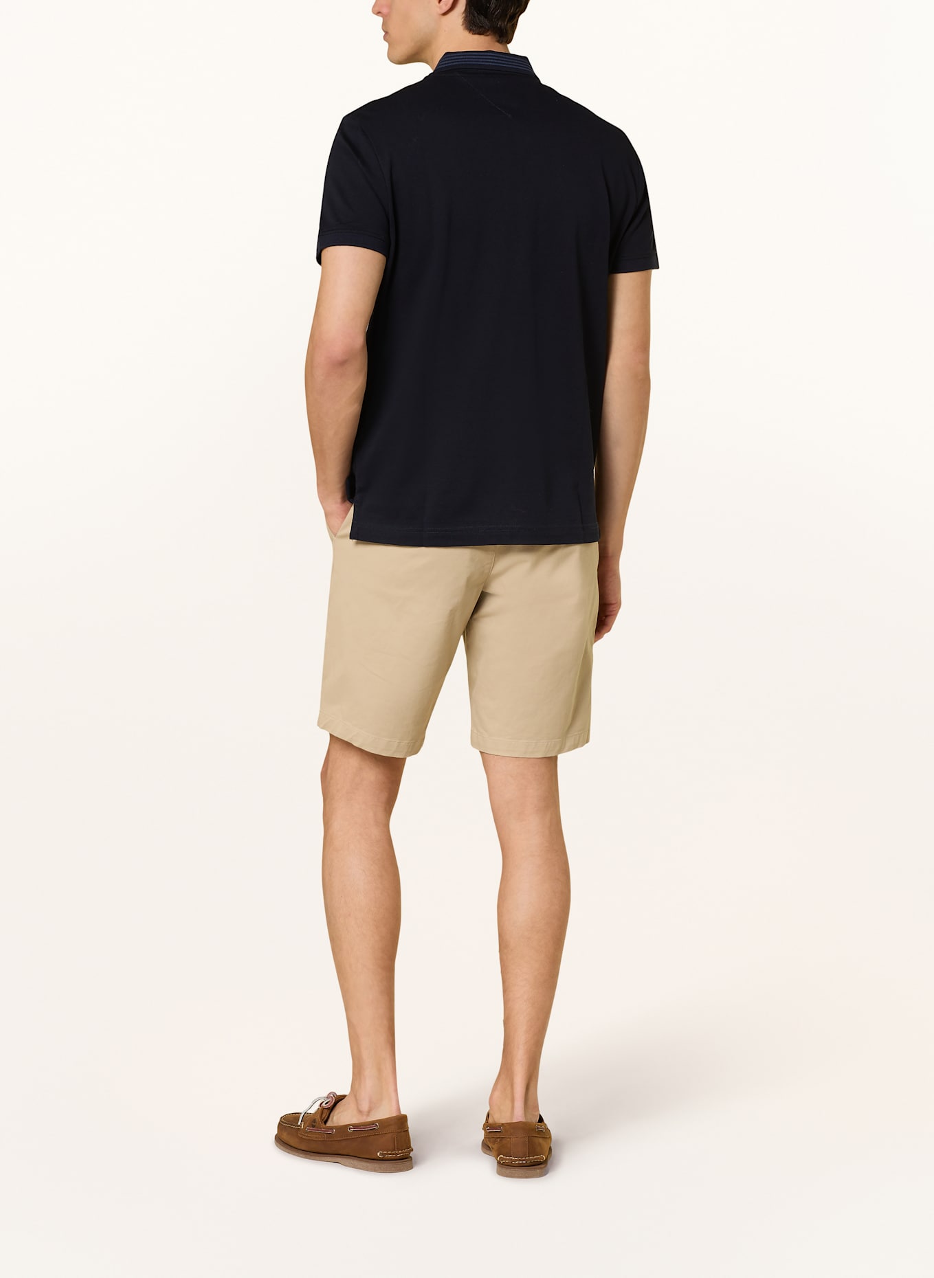 TOMMY HILFIGER Piqué-Poloshirt: DUNKELBLAU