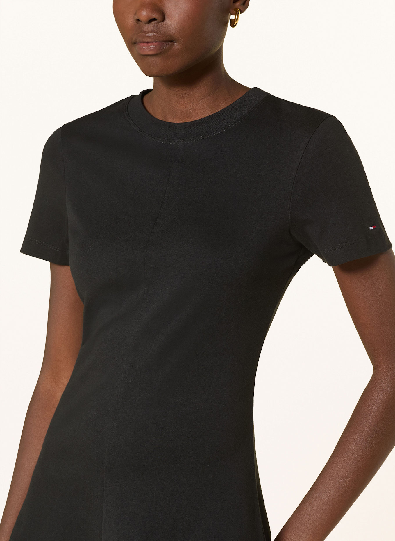 TOMMY HILFIGER Kleid: SCHWARZ