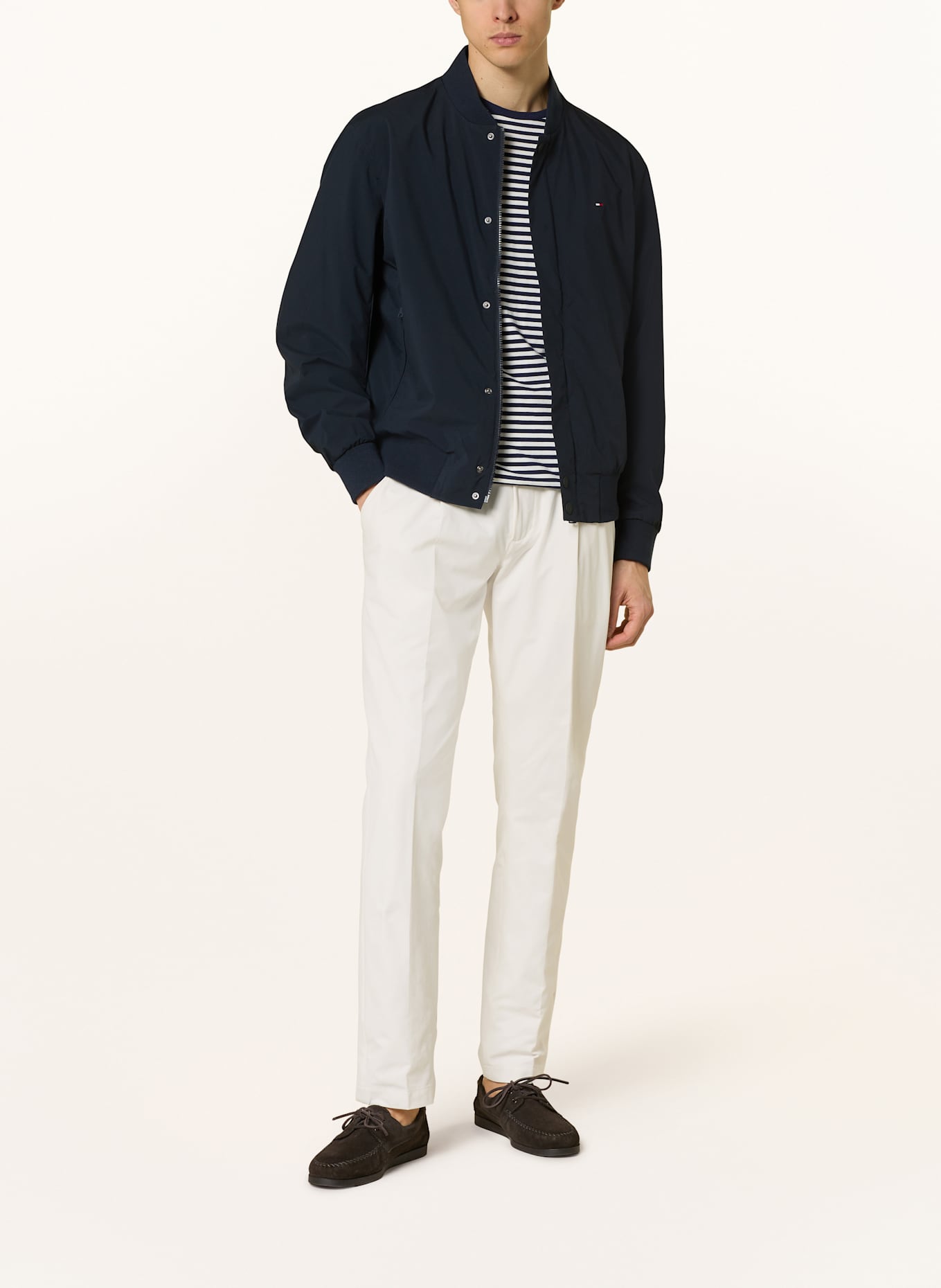 TOMMY HILFIGER Chino DENTON PERFORMANCE Straight Fit: ECRU