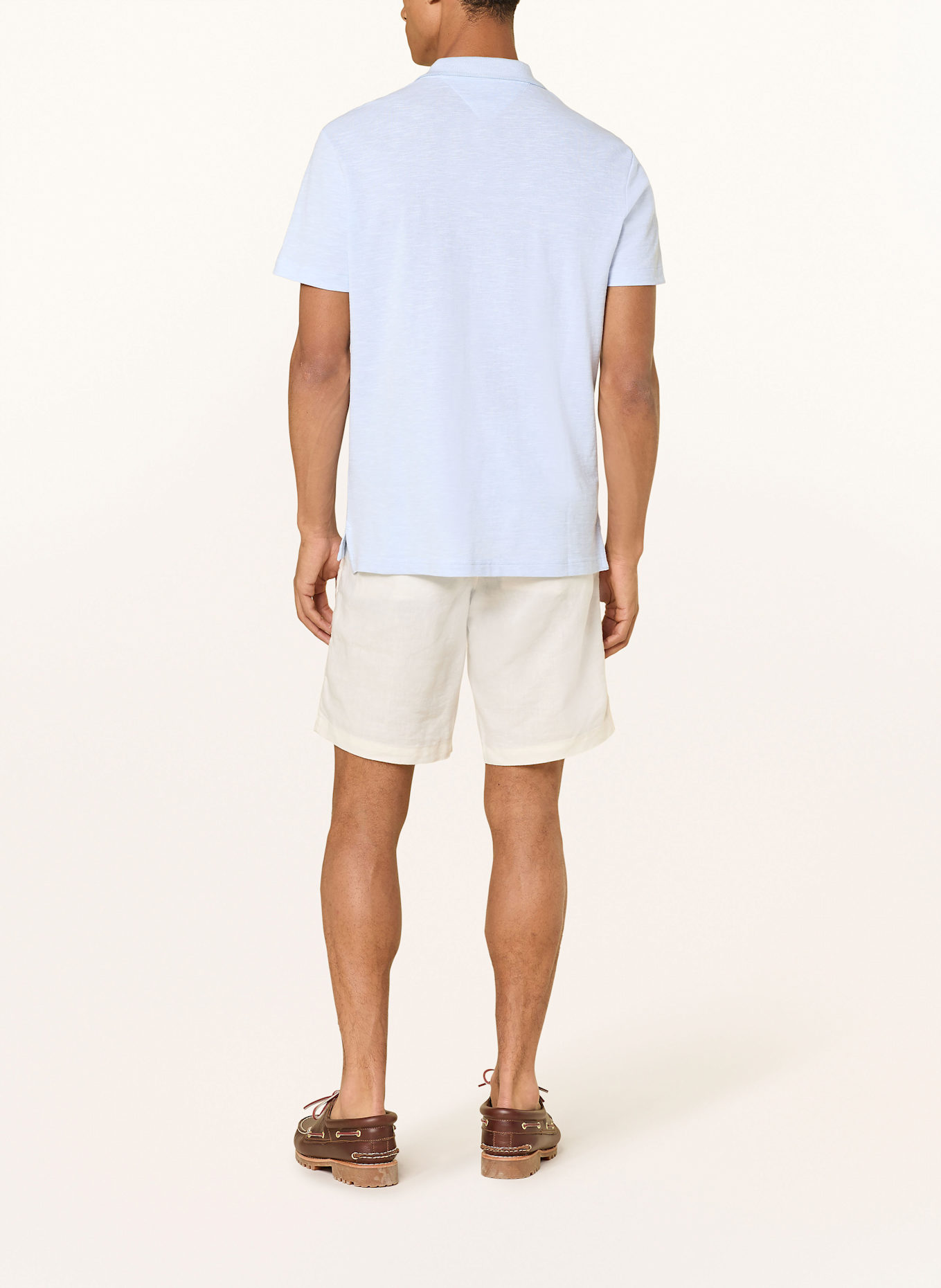 TOMMY HILFIGER Piqué-Poloshirt: HELLBLAU
