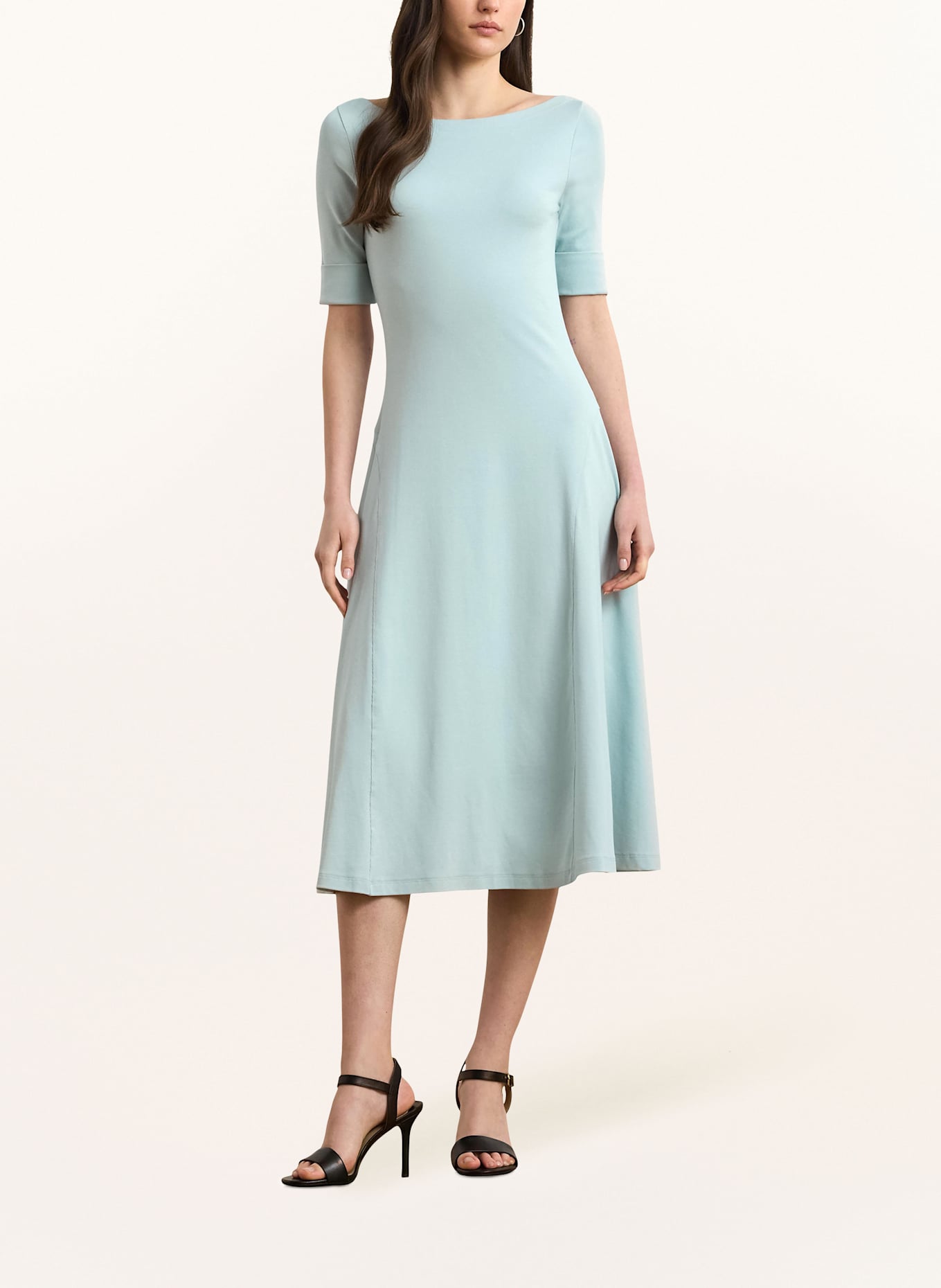 LAUREN RALPH LAUREN Jerseykleid: HELLBLAU