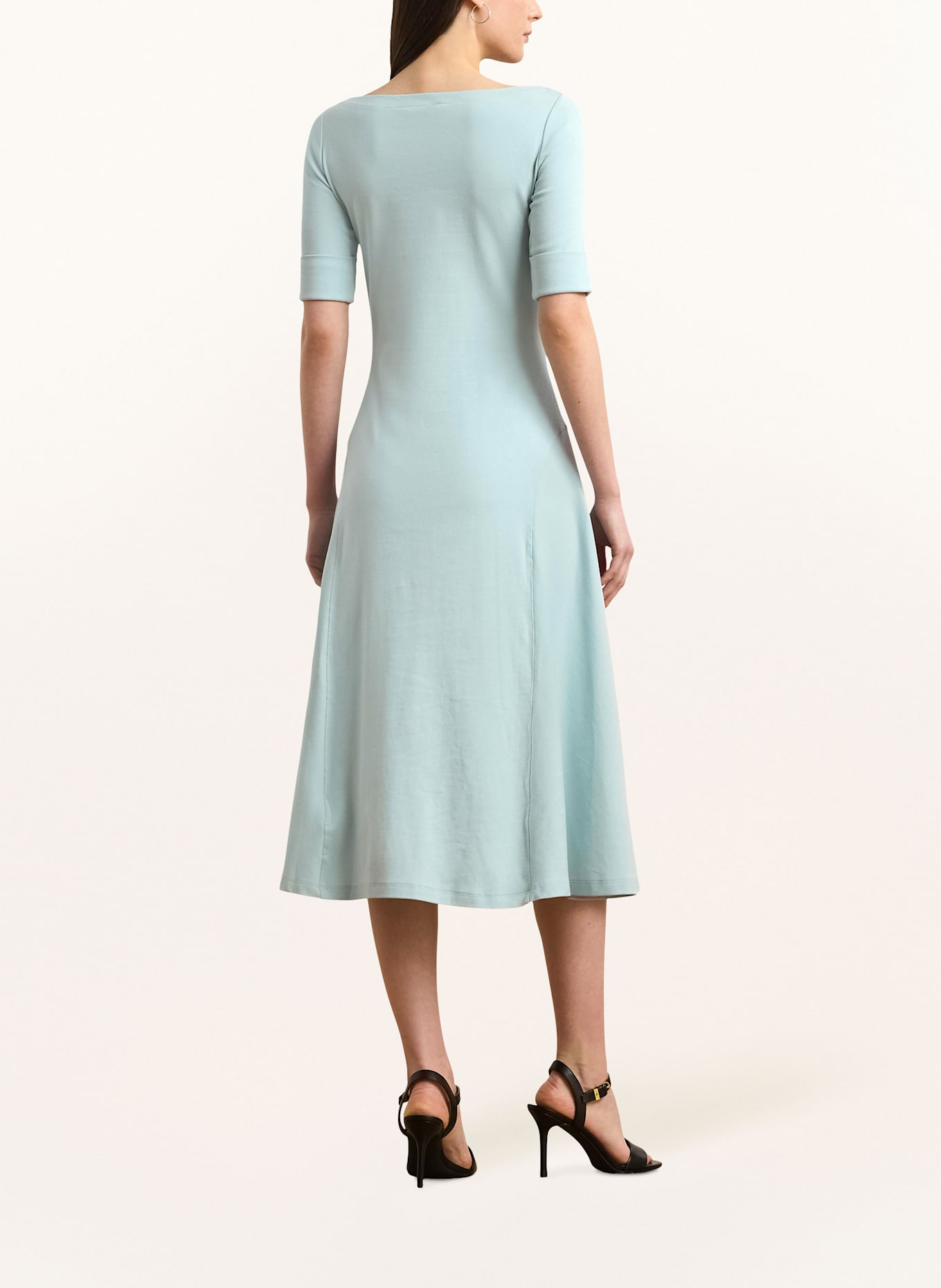 LAUREN RALPH LAUREN Jerseykleid: HELLBLAU