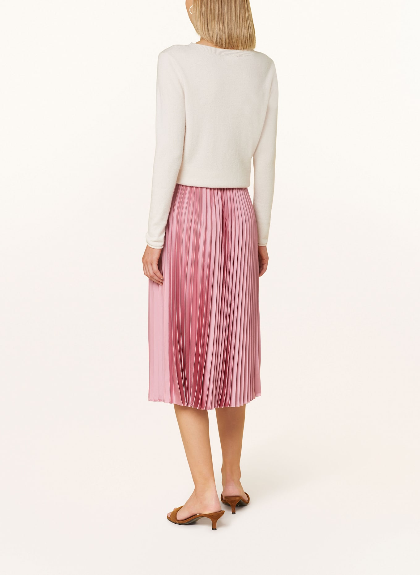 LAUREN RALPH LAUREN Spódnica plisowana: BRUDNY RÓŻ