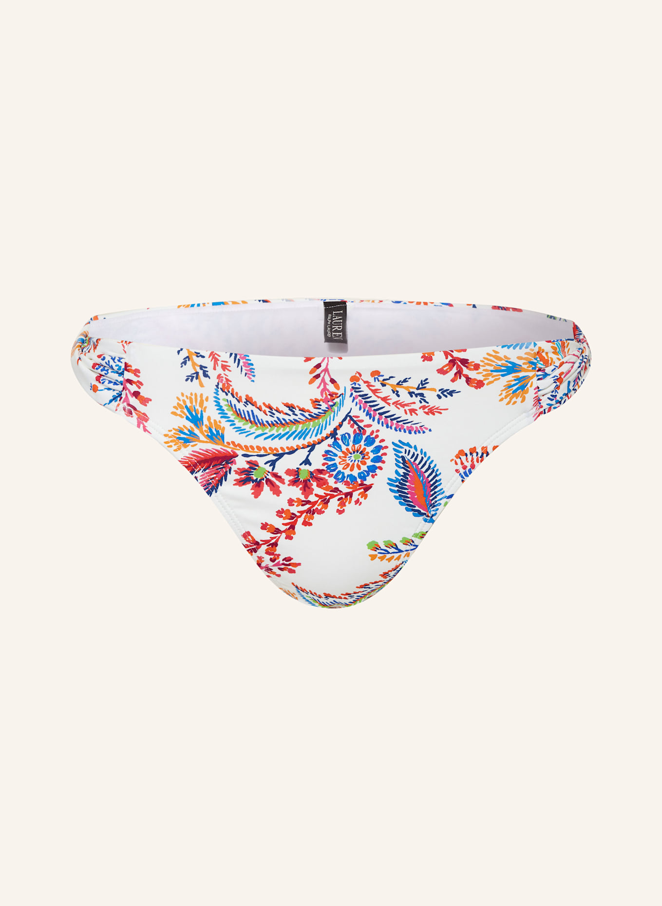 LAUREN RALPH LAUREN Basic bikinové kalhotky FLEURETTE: REŽNÁ / ČERVENÁ / MODRÁ