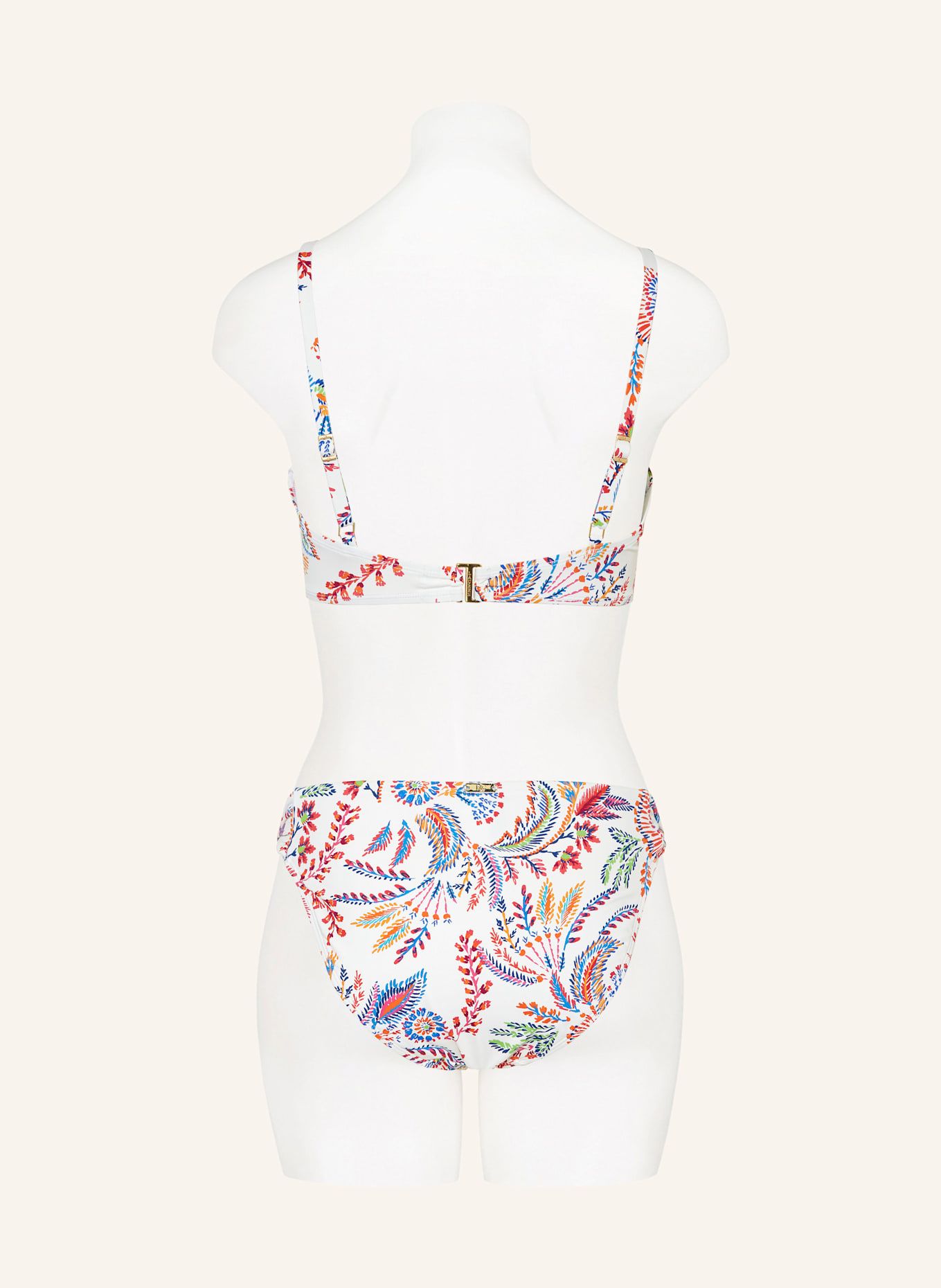 LAUREN RALPH LAUREN Basic bikinové kalhotky FLEURETTE: REŽNÁ / ČERVENÁ / MODRÁ