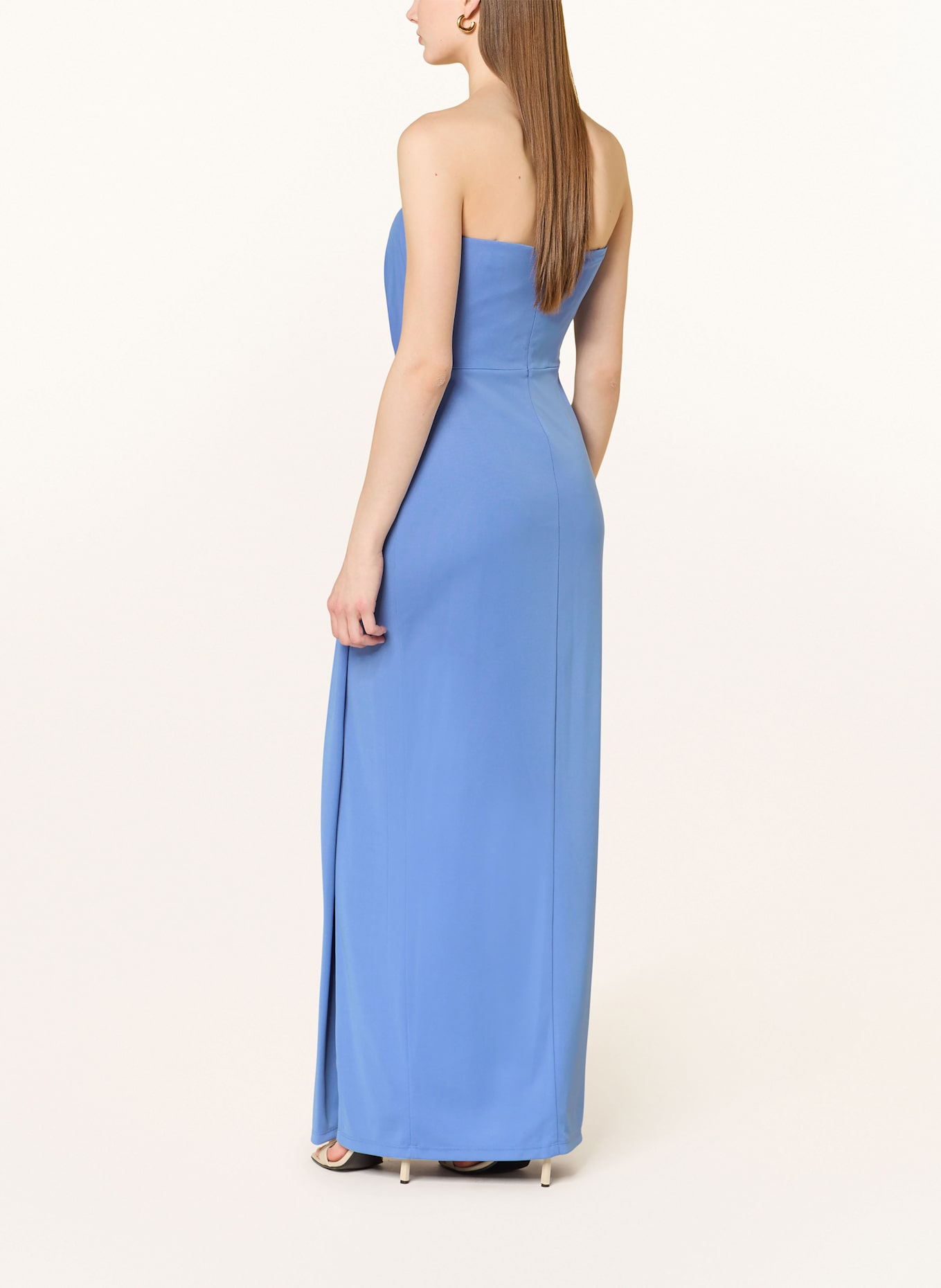 LAUREN RALPH LAUREN Off-Shoulder-Kleid: BLAU